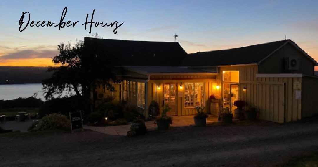 Now that the sun is setting earlier, we’re changing our hours to reflect the season. Starting Monday, December 1, our new hours will be 11:00 a.m. to 5:00 p.m. daily.