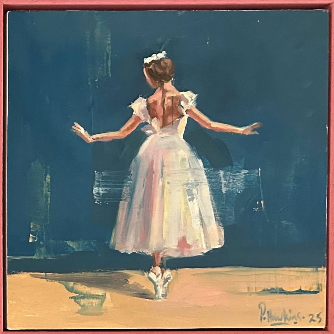 Today is all about ✨ PETE HAWKINS ✨and especially these very beautiful ballerinas - there is something distinctly Christmassy about these pieces especially the tiny little studies we have for sale. This is a subject matter I adore and Pete has just nailed it, once again. We have some just wonderful originals by Pete in our current catalogue - just DM me for what's available! #artist #artgallery #artforsale