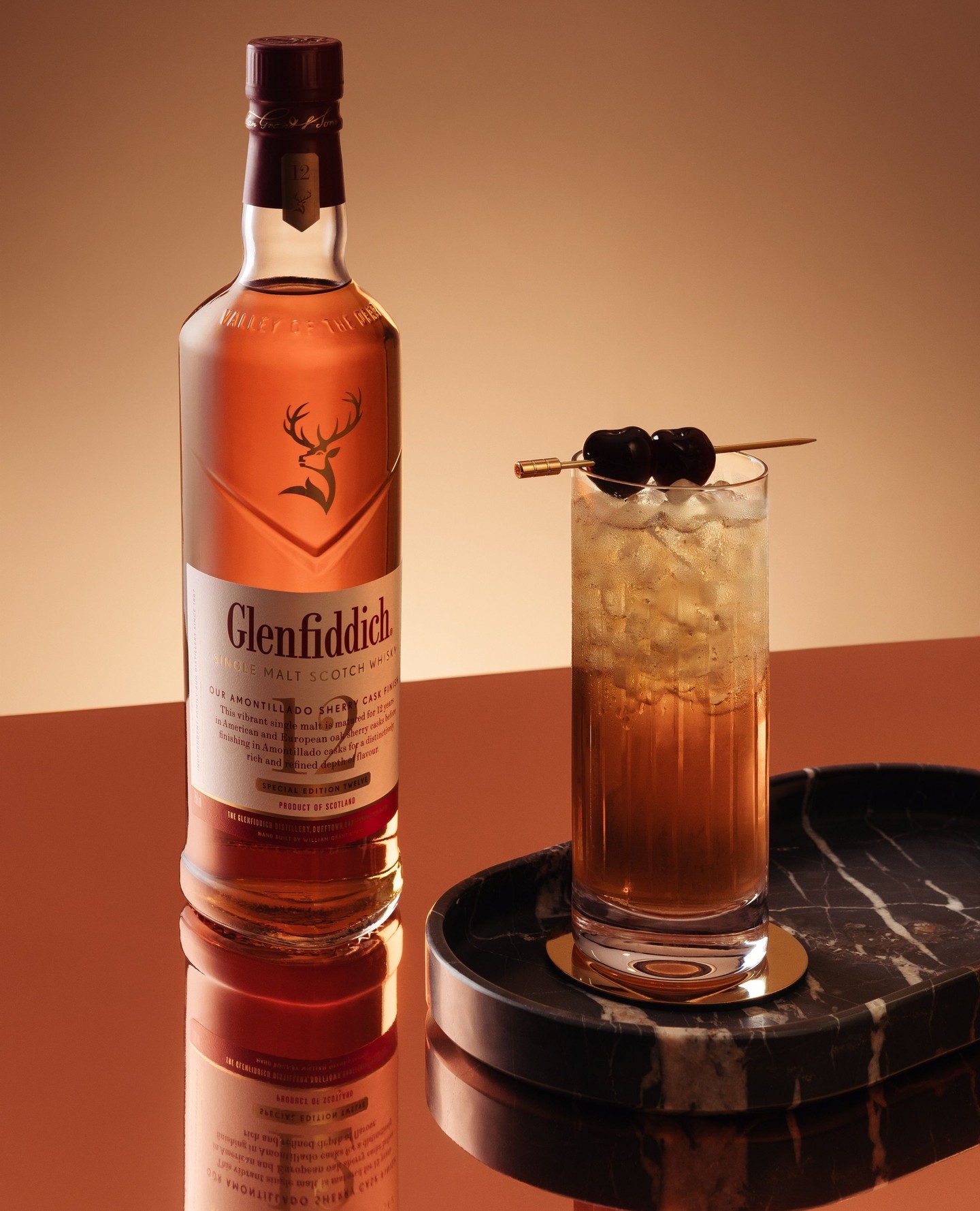 Golden hour in a glass. ?✨️ #GlenfiddichMoments