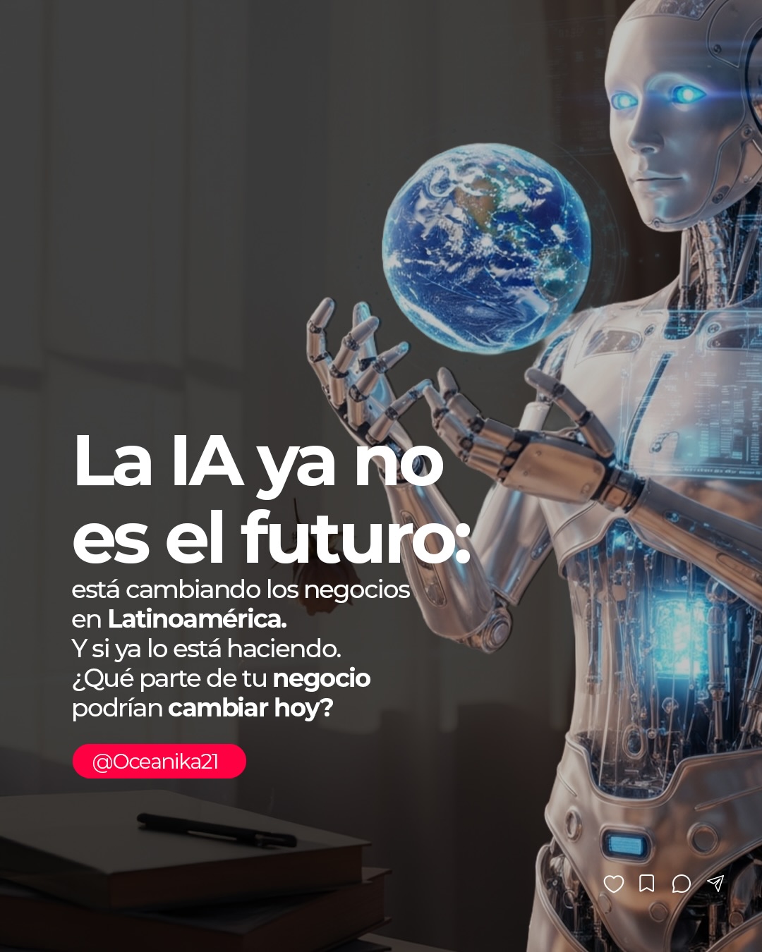 💡 La IA está transformando negocios en Latinoamérica, y mucho más rápido de lo que crees.
Desde automatizar tareas hasta crear nuevas líneas de ingreso, la inteligencia artificial está dejando de ser una promesa futura para convertirse en una ventaja competitiva real.
No importa si eres pequeña, estás empezando o llevas años: hay procesos que hoy podrías facilitar con una herramienta de IA. Y quizás eso marque la diferencia.
🧠 ¿Ya la estás usando en alguna parte de tu negocio? Te leemos abajo.