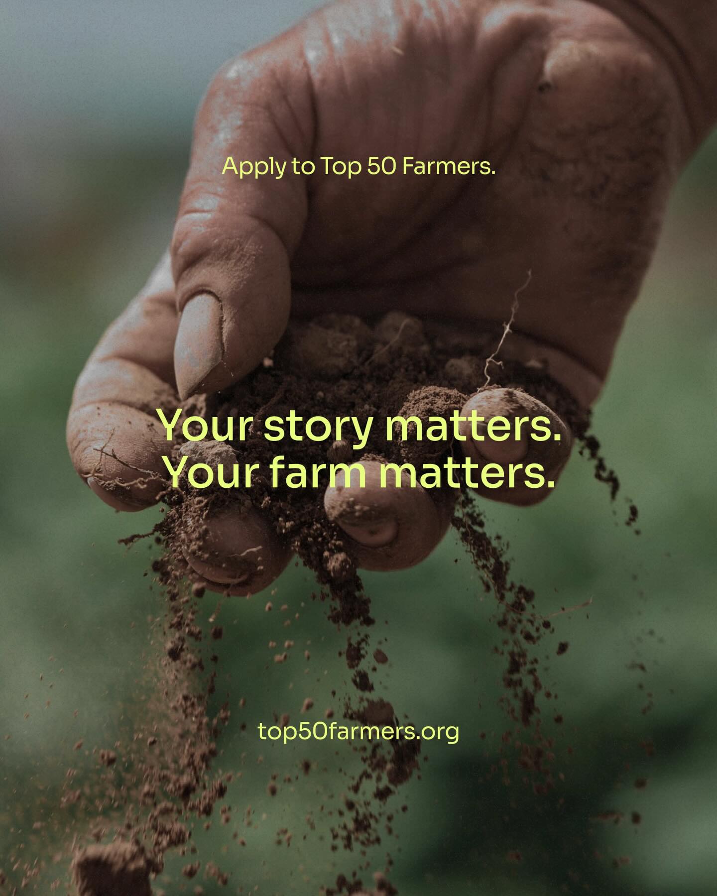 📣 Last call 📣
The deadline to apply for Top 50 Farmers is tonight at midnight.
You don’t need to have all the answers or a perfectly polished story.
Whether you’ve been farming regeneratively for years or are just starting to transition, you are welcome to apply!
Let’s celebrate your journey and raise awareness about the power of regeneration together 💚
👉 Apply now via the link in our bio.
#top50farmers #t50f2026 #T50F #regenag #regenerativeagriculture #regenerativefarming #soilhealth #knowyourfarmer #futureoffarming #europe