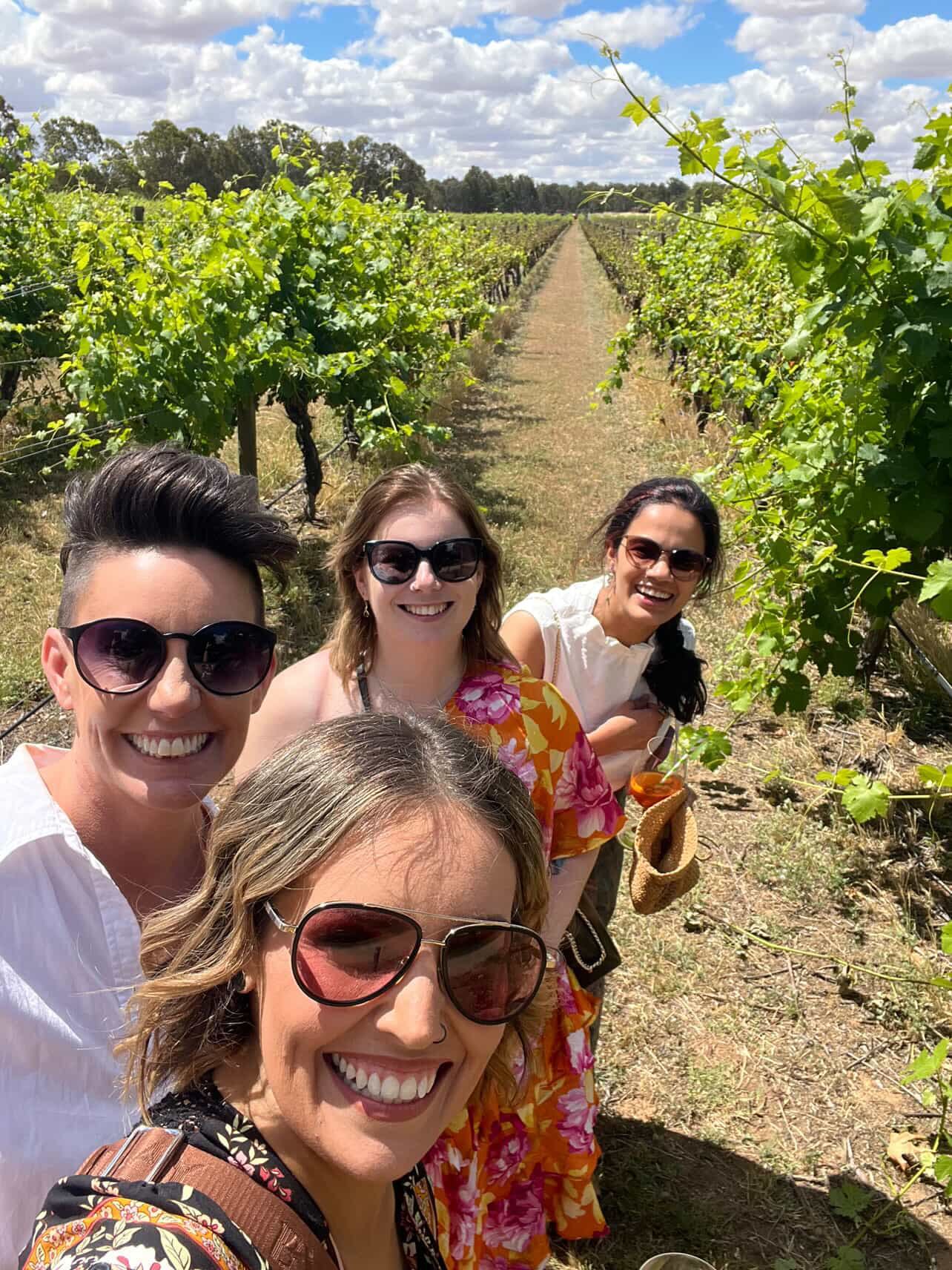 Christmas get together shenanigans! Friends, family, work colleagues - what a fun group Hayley & Co are!
It was a relaxed day, wine tasting or glass of wine? It didn’t matter. A scrummy pizza for lunch and a fun day with oodles of smiles.
Thanks Hayley, you guys were awesome and thank you for the glowing review ❤️
#winetours #rutherglen #alburywodonga