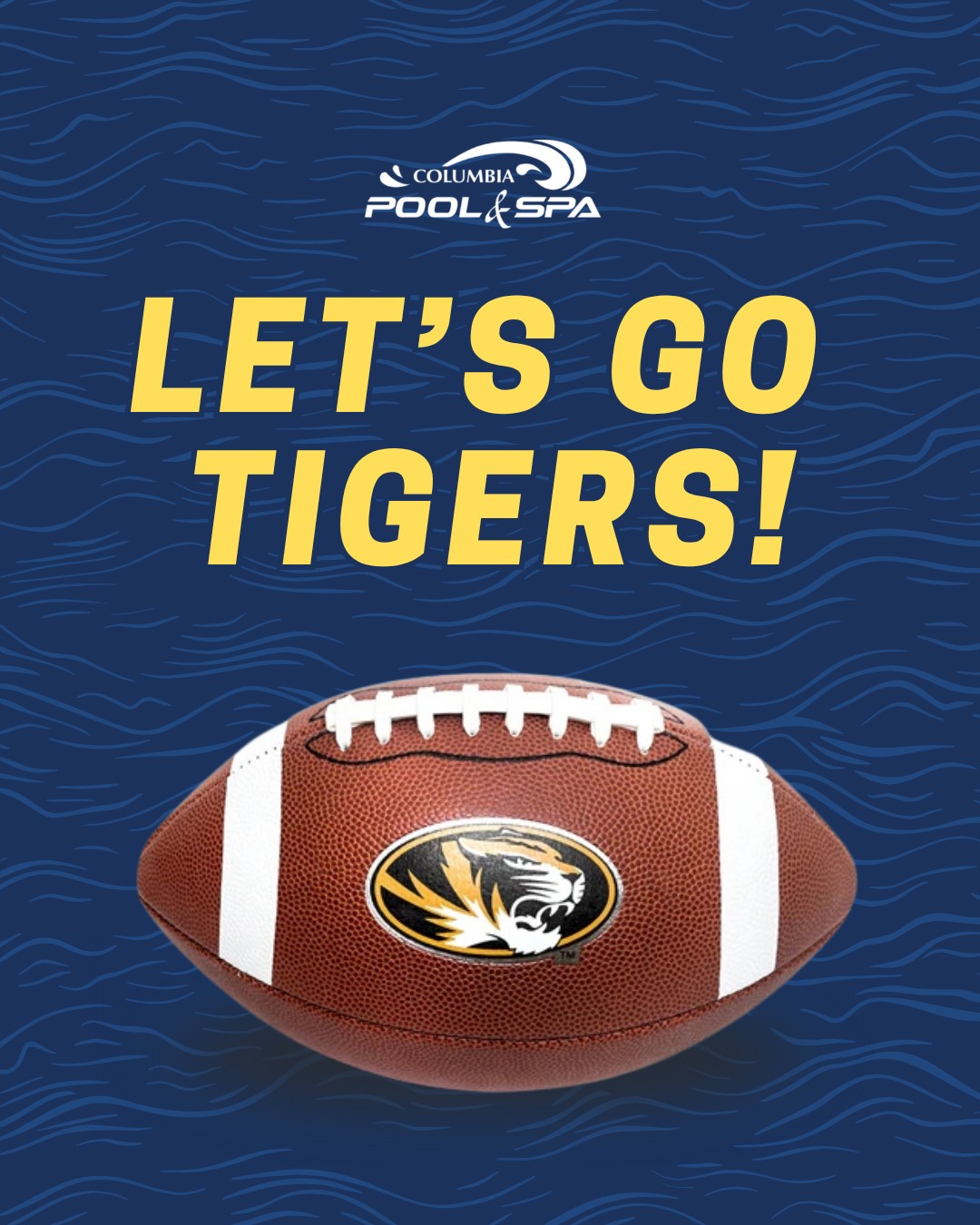 The Tigers are back on the road! ? Let's show Oklahoma how it's done!
#ColumbiaPoolandSpa #mizzoufootball #saturdayfootball #miz #zou