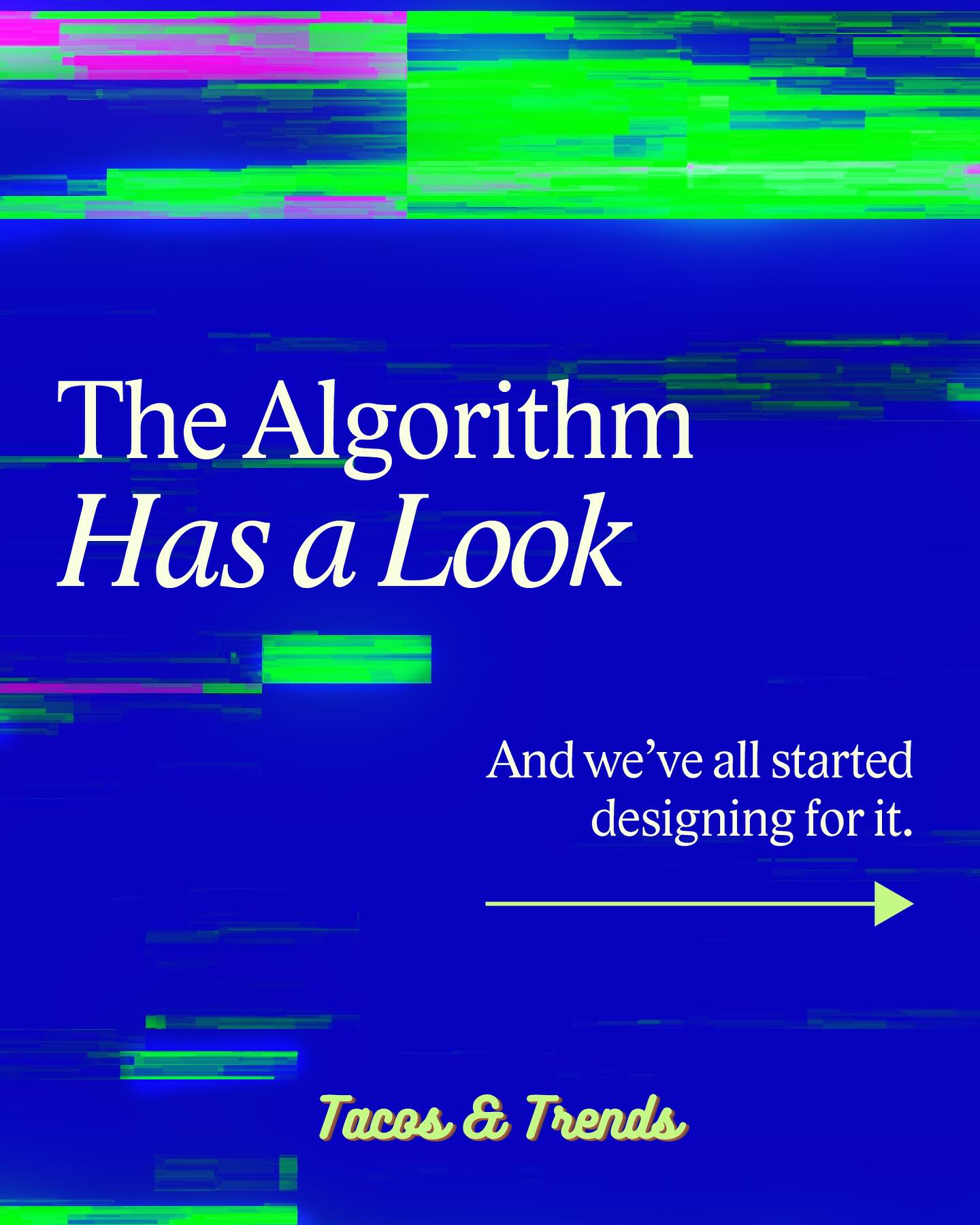 Ever notice that digital feeds are starting to look… the same? That’s not an accident.
We’re designing for an algorithm that keeps looping our ideas back at us, and originality gets buried by the formula. The brands cutting through aren’t optimizing for the feed, they’re interrupting it.
Insights from our latest report: Futures 2030: Marketing, Media & AI
Building for the long game? Drop a 🌮 in the comments and we’ll send you the full report.