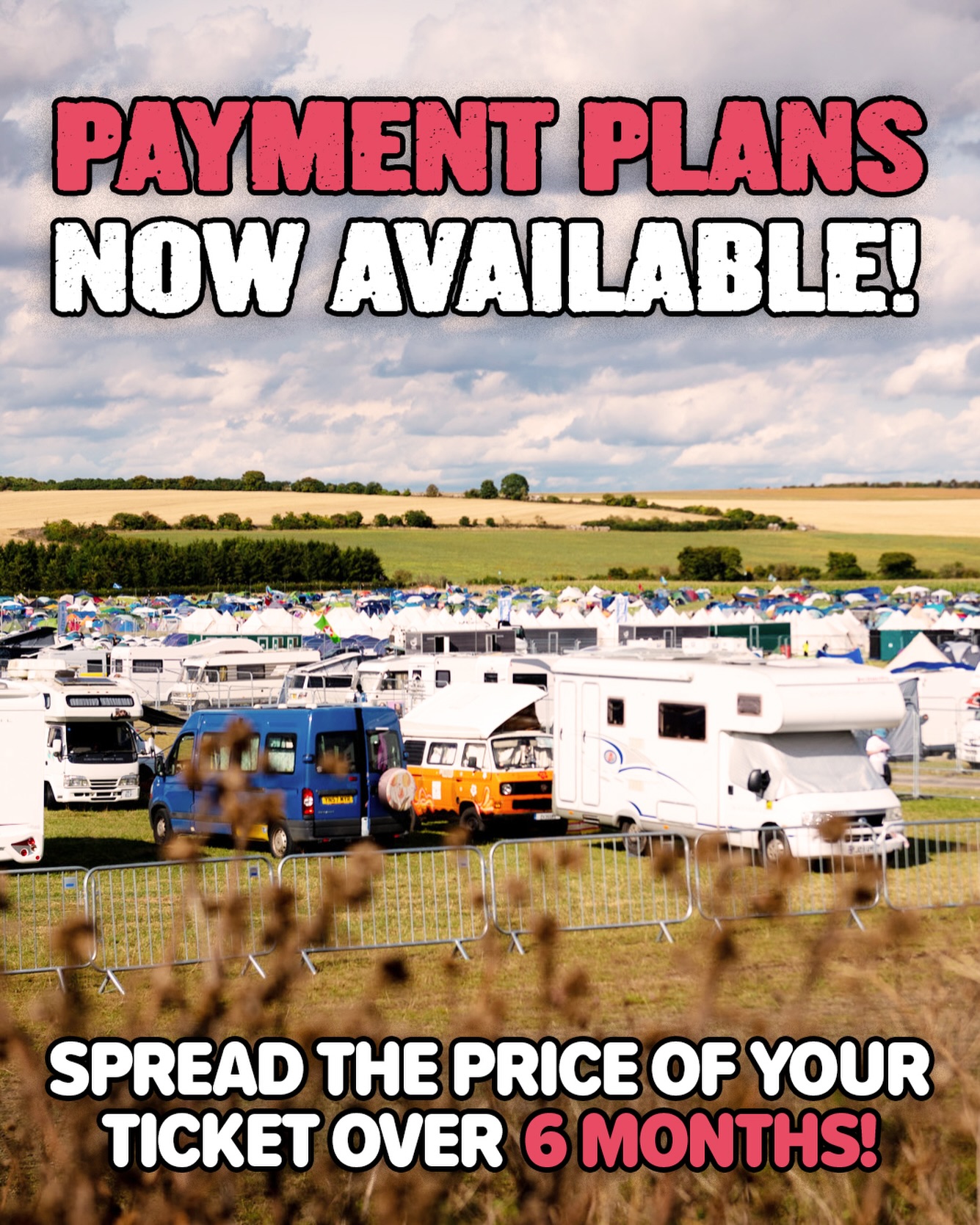 📢 Payment Plan tickets FINALLY live at ticketpulse.co.uk/vco26 🙌 Pay for your ticket/s across 6 monthly affordable instalments rather than in one go! 💵
Just select your tickets first, then choose ‘Pay in Instalments’ at the very end ❤️