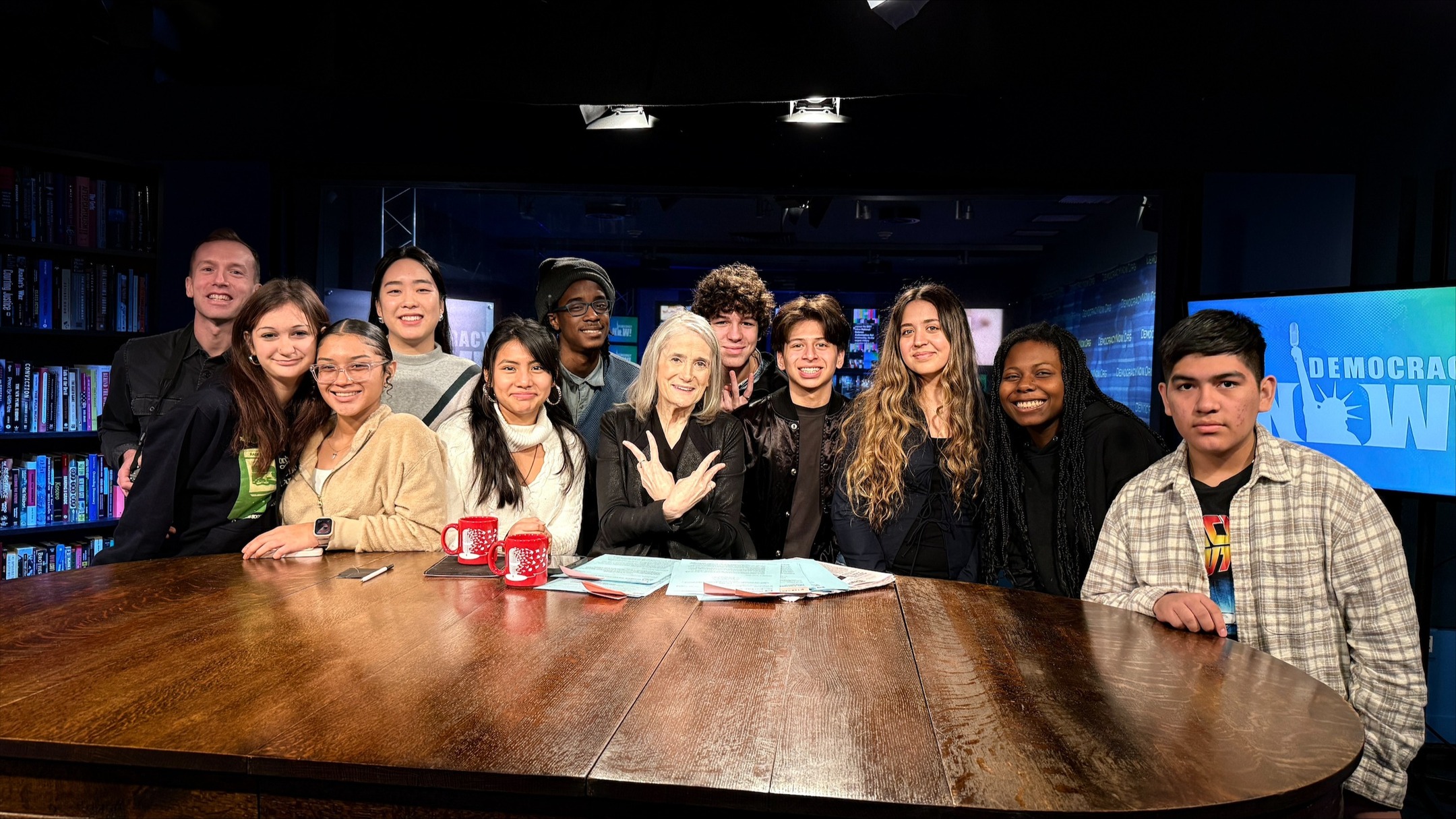 A&D Observer and Newscast student journalists visited Democracy Now Studios this week where they viewed the live broadcast, interviewed Amy Goodman, and participated in a news workshop led by a Tufts University media studies professor. Be sure to visit www.theadobserver.org and Newscast on Youtube for the latest up-to-date school news.