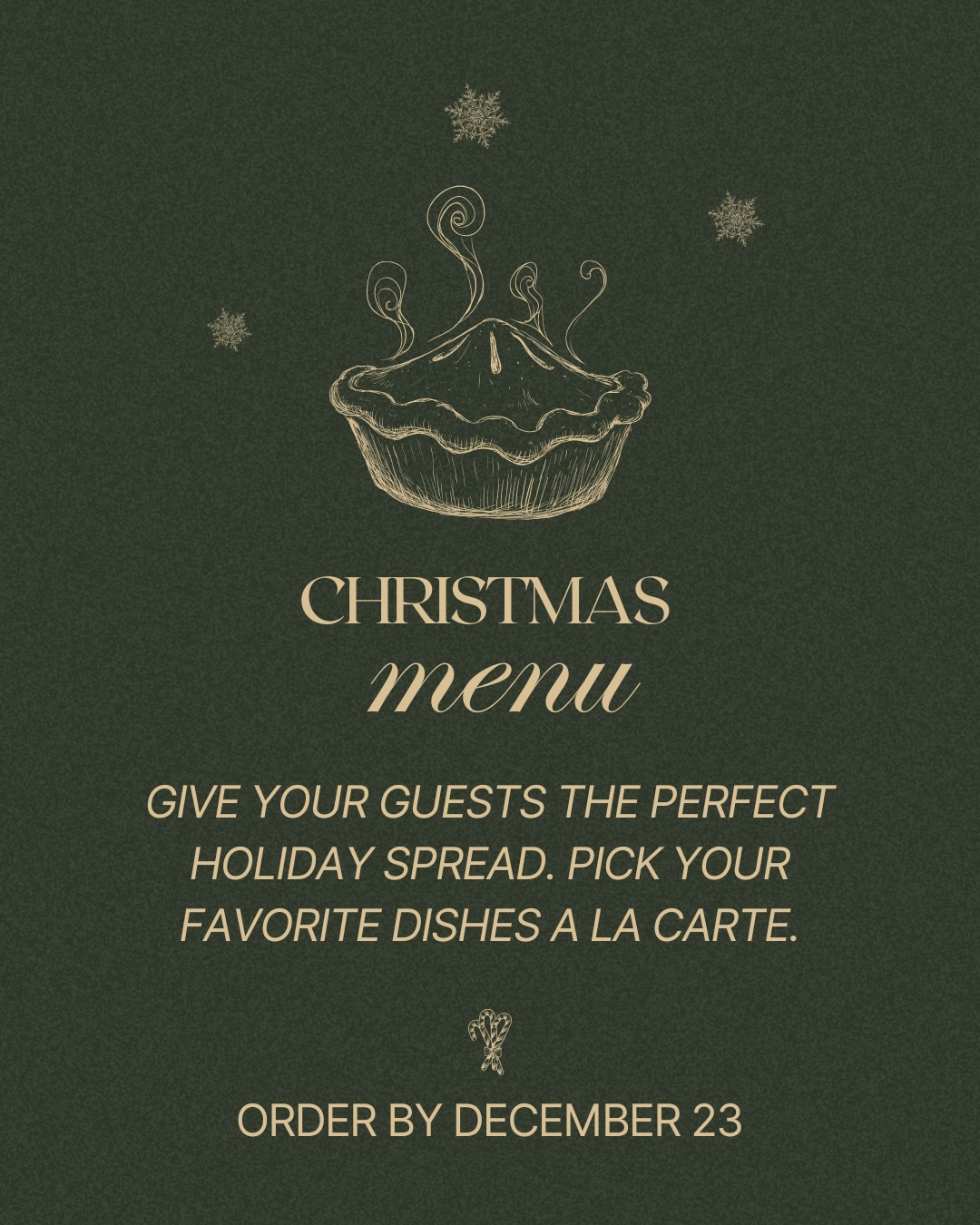 🎄🍽️ If you’re hosting this Christmas, let dinner be the easy part.
Our holiday catering menu is now available to order online and pickup on Christmas Eve, with everything from entrées to sides and dessert taken care of for you.
Hosting something smaller this year? We also offer per-person platters that make gathering simple and stress-free.
However you’re celebrating, we’re here to help make it feel a little easier — and a lot more delicious. ❤️
🔗 link in bio to order today!
.
.
.
#baltimorerestaurants #holidaycatering #baltimorecatering