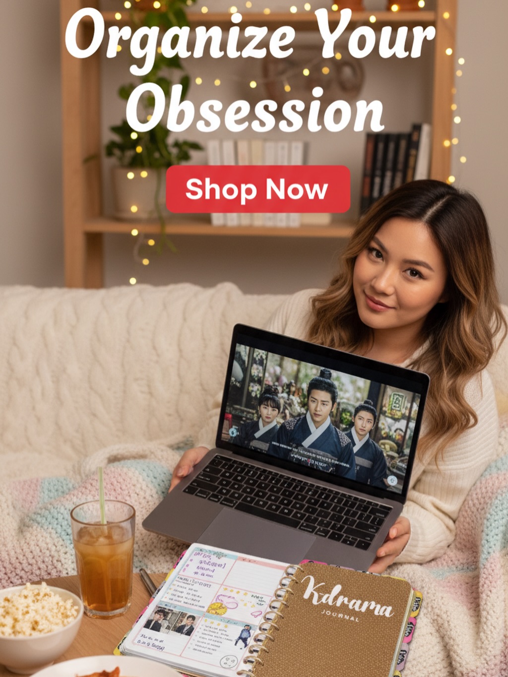 Organize all of your K-dramas! Check out my handmade Kdrama Journal! #kdramafyp #kdramaandchill #kdramareviews #kdramajournalspread #kdramalove❤️