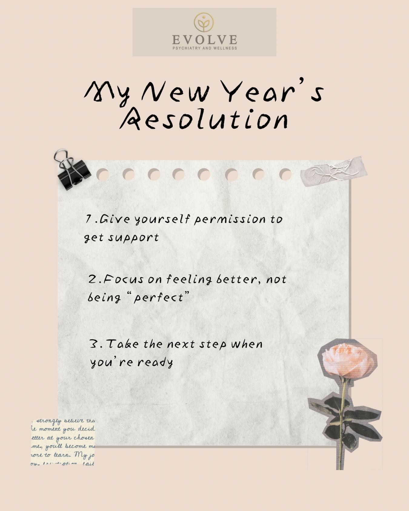 You don’t have to carry everything into this year alone.
If support is part of your next step, we’d be honored to walk with you toward brighter days and real progress.
— Evolve Psychiatry & Wellness —
#NewYear #NewYearIntentions #MentalHealthSupport #psychiatrywisconsin