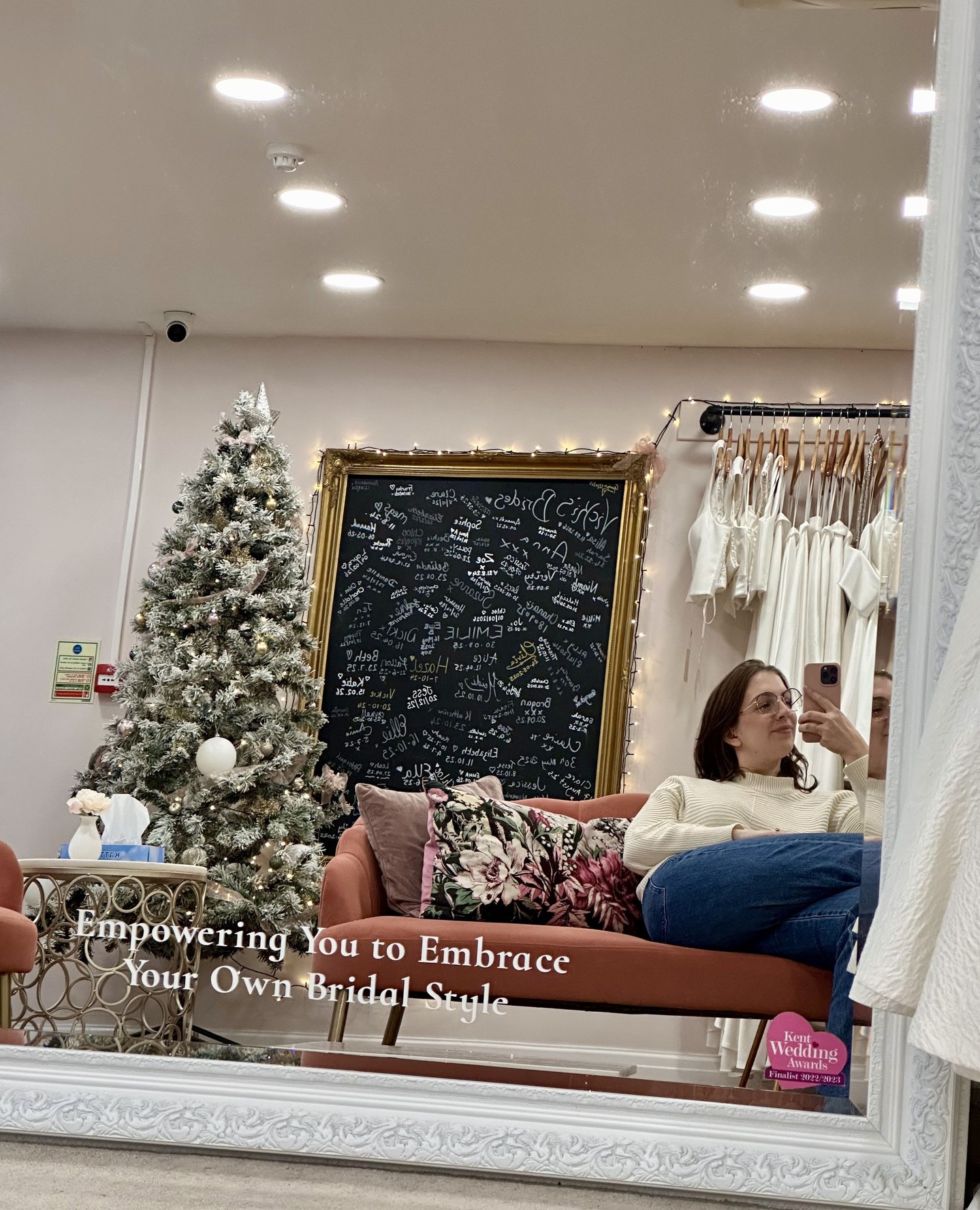 Christmas has arrived at Vicki's Bridal Boutique✨🤍
Our favourite time of year! Expect Christmas music and tubs of chocolate for the foreseeable.
This year we dedicated our Christmas window to our Grandma Vicki, featuring photos from her wedding day in 1957. Grandma died on Christmas day in 1987. However, Christmas was never considered a sad day in our family household. Grandad made sure of it. We celebrated the day the way she would of wanted us to, with family and to our fullest.
Vicki's Bridal Boutique is more than just a place you can buy a wedding dress, it is a place of history and family. A place of celebration🥰