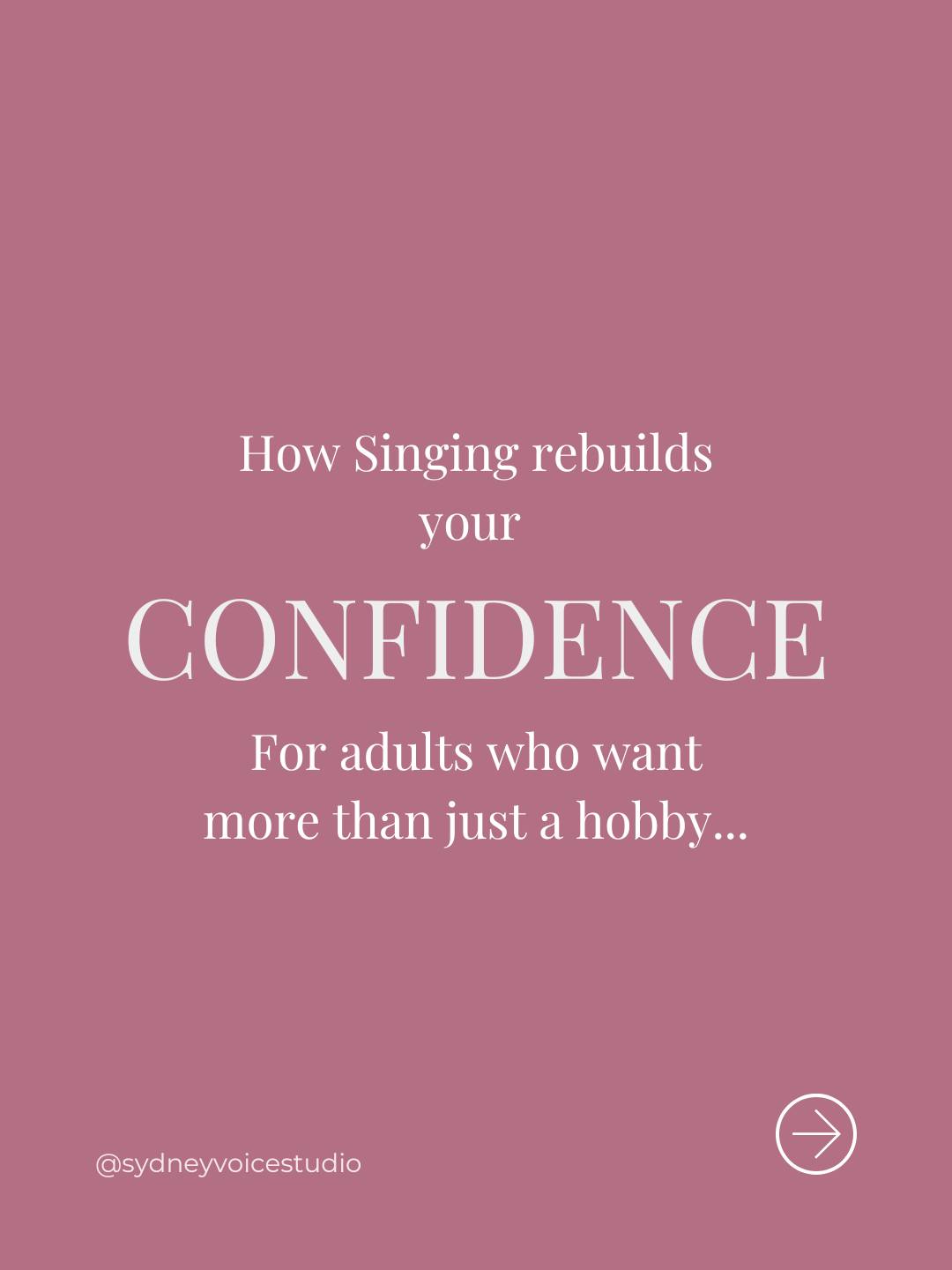 Rebuilding confidence in pursuing singing (or any fun, artistic hobby for that matter) can be daunting as an adult! We're expected to juggle life's obligations first before ourselves, and this can wear our self-confidence thin.
💖 Singing is truly a way of helping to bring that confidence and spark back!
🎤 Singing reconnects you with the part of yourself that’s been waiting for space and mindfulness again.
If you’ve been feeling nervous or unsure about starting, this is your reminder that you’re not behind, you’re not alone, and many of our adult singing community all follow one simple path:
🛣️ Small steps, consistent practice, good knowledge and if you're ready, the right, supportive teacher.
Remember, your voice is capable of more than you think!
Ready to rebuild your confidence through singing?
Check out our self-paced Singing for Adult Beginners Course to guide you step by step.
Enrolment link in bio for whenever you're ready!
www.sydneyvoicestudio.com.au/adults