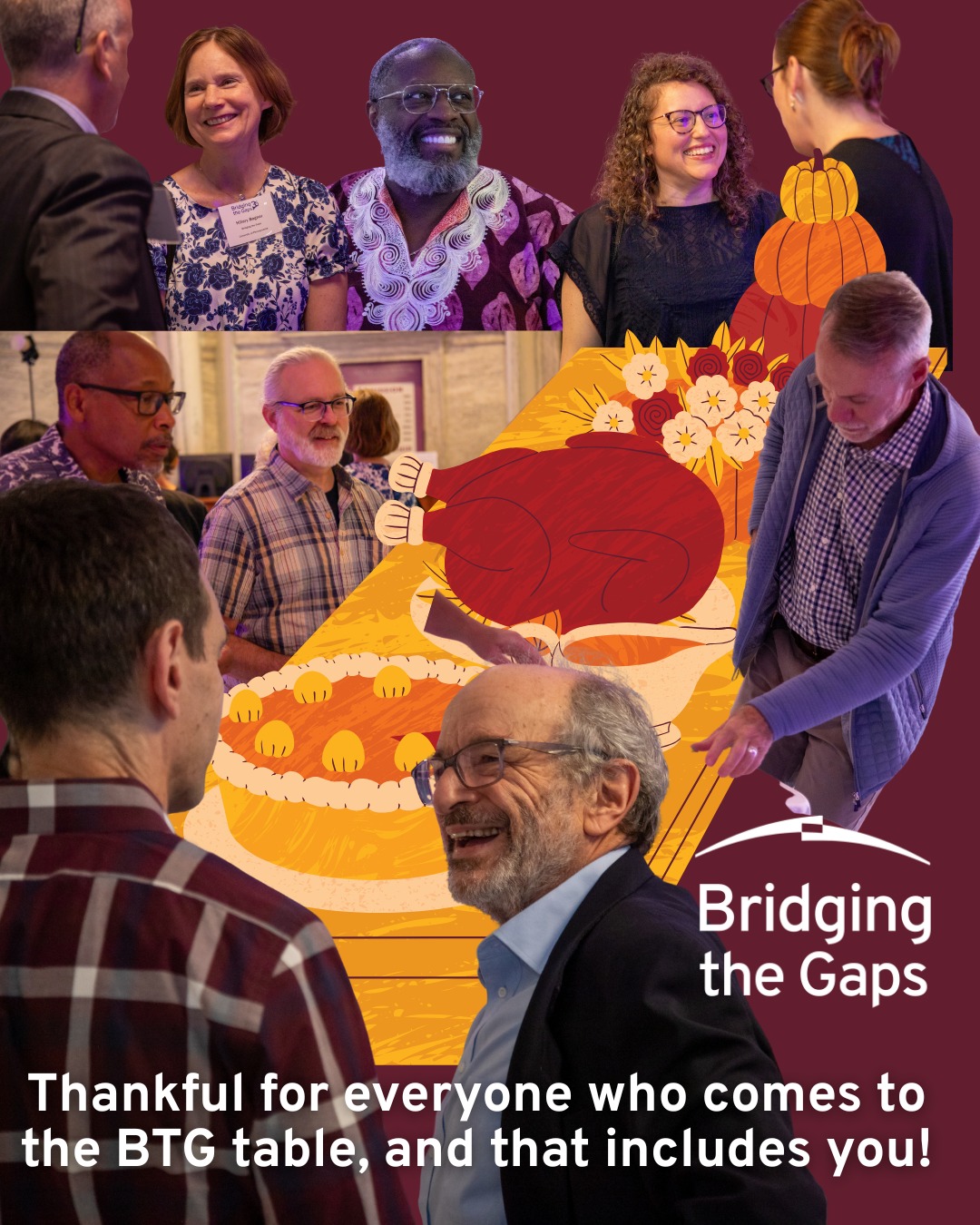 Today and every day, we’re thankful for all of you who ‘come to the table’ to make a difference in healthcare and community health. In our 35th year, we are more grateful than ever to have such a committed network of extraordinary people. #BridgingtheGaps #HappyThanksgiving