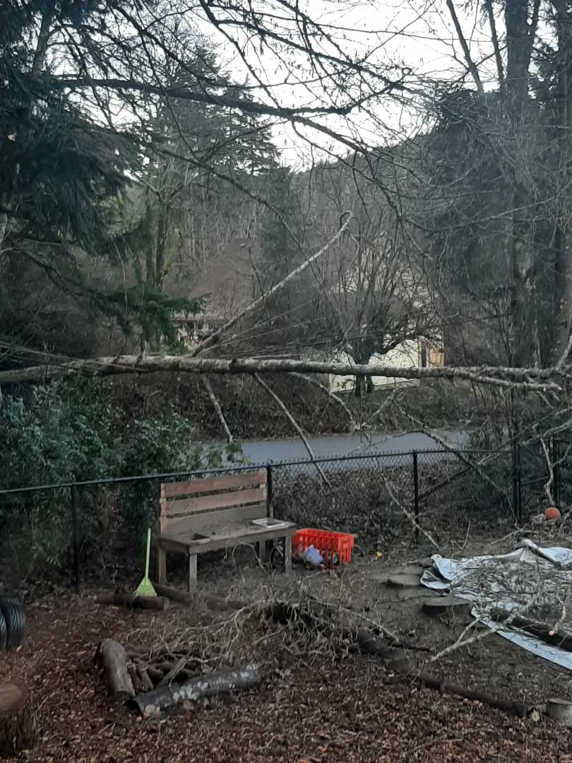 We are CLOSED December 17, 2025 as there are power lines down on the playground