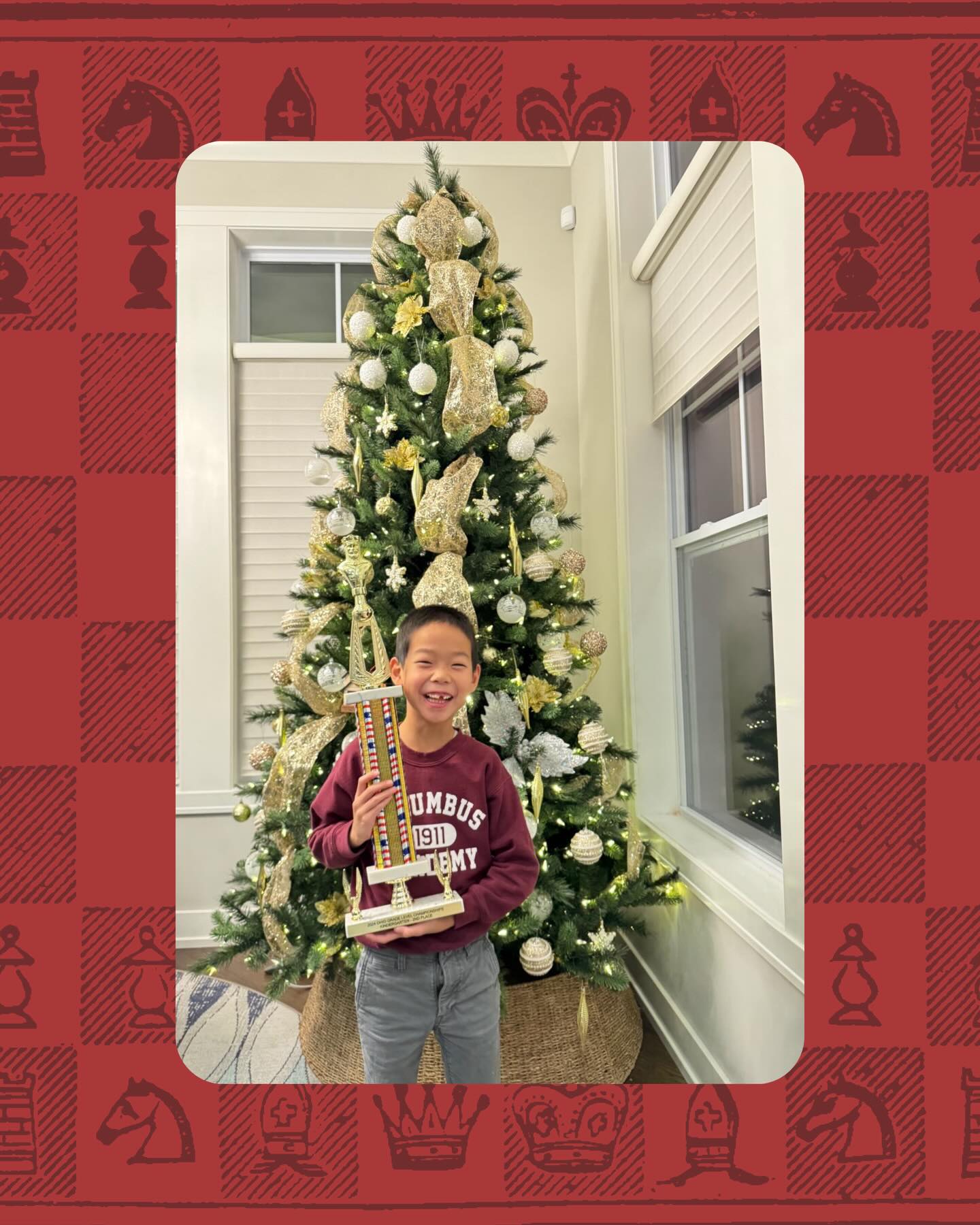 Congratulations to my private student Eli for becoming the Ohio Grade 1 State Champion!
We began working together in February, and in just 11 months he has shown tremendous growth — recently crossing the 1000 rating mark on Chess.com at only seven years old.
We are incredibly proud of how far he’s come and deeply admire his passion, hard work, and curiosity for the game at such a young age.
Keep it up, Eli — you’re doing amazing!