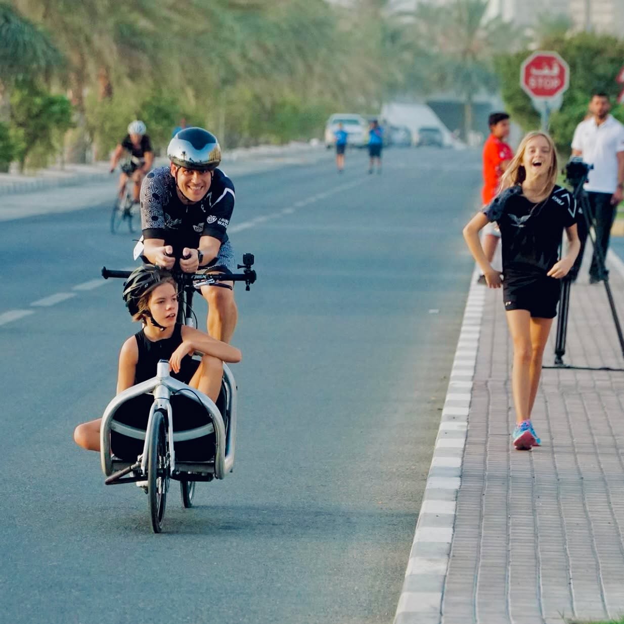 “When Dad is pushing, Rio is believing, and Tia is cheering - that’s what a WolfPack looks like”
#BeAnIncluder #LeaveNoBodyOut 🐺