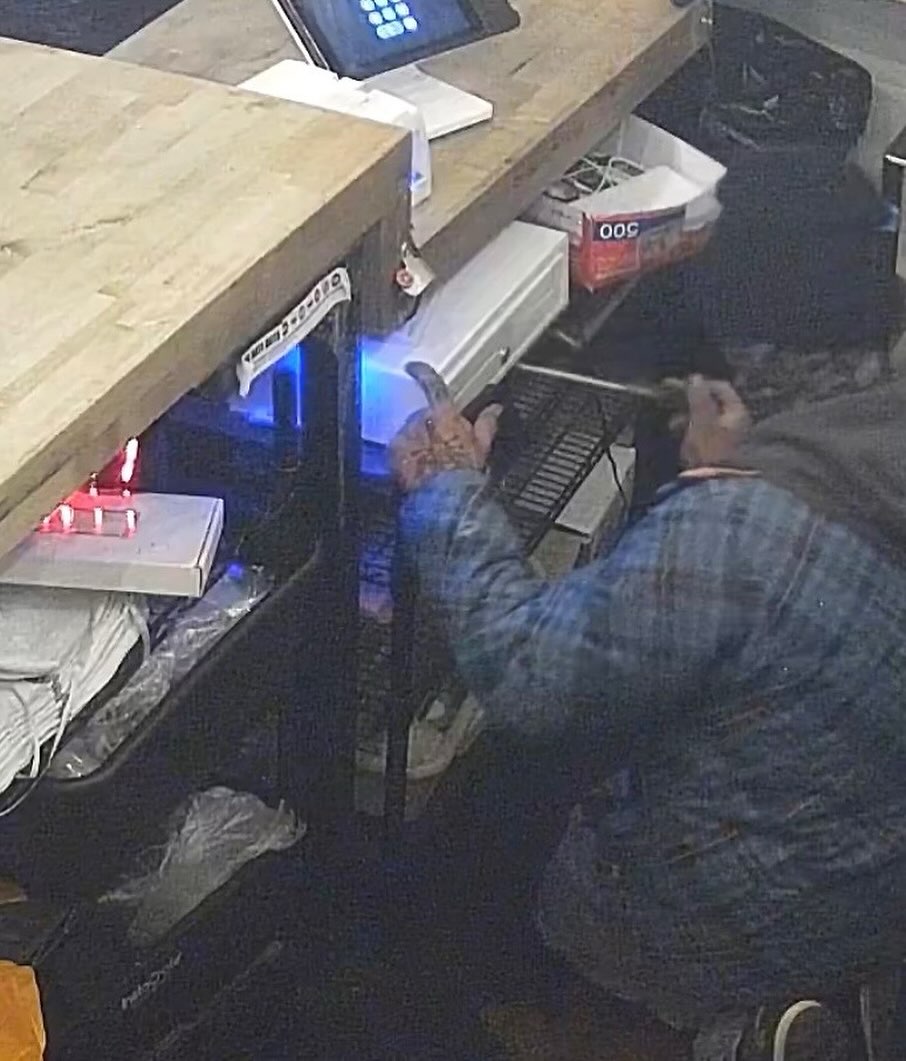 We had another robbery Friday night by this tattooed thief. Our phone was stolen AGAIN so until our new phone cone in, we cannot take phone calls. Reach out via our “contact us” page on our website if you need to reach us. Anyone recognize these tats? #sickofthisshit