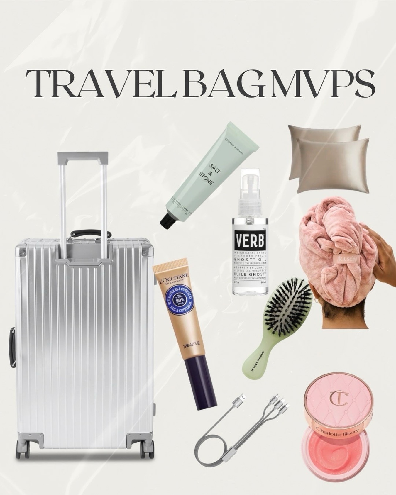 The holiday season is travel season for my family. To keep things easy and packing a breeze, I keep labeled pouches with toiletries, personal items, etc fully stocked and ready to throw in a suitcase at all times. This is everything I keep in my ‘nightstand’ kit- mini versions of my at-home routine essentials that ensures I’m just as comfortable on the road as I am next to my own nightstand!
Find all of my travel must haves here: https://liketk.it/5GJok
#travel #travelessentials #selfcare