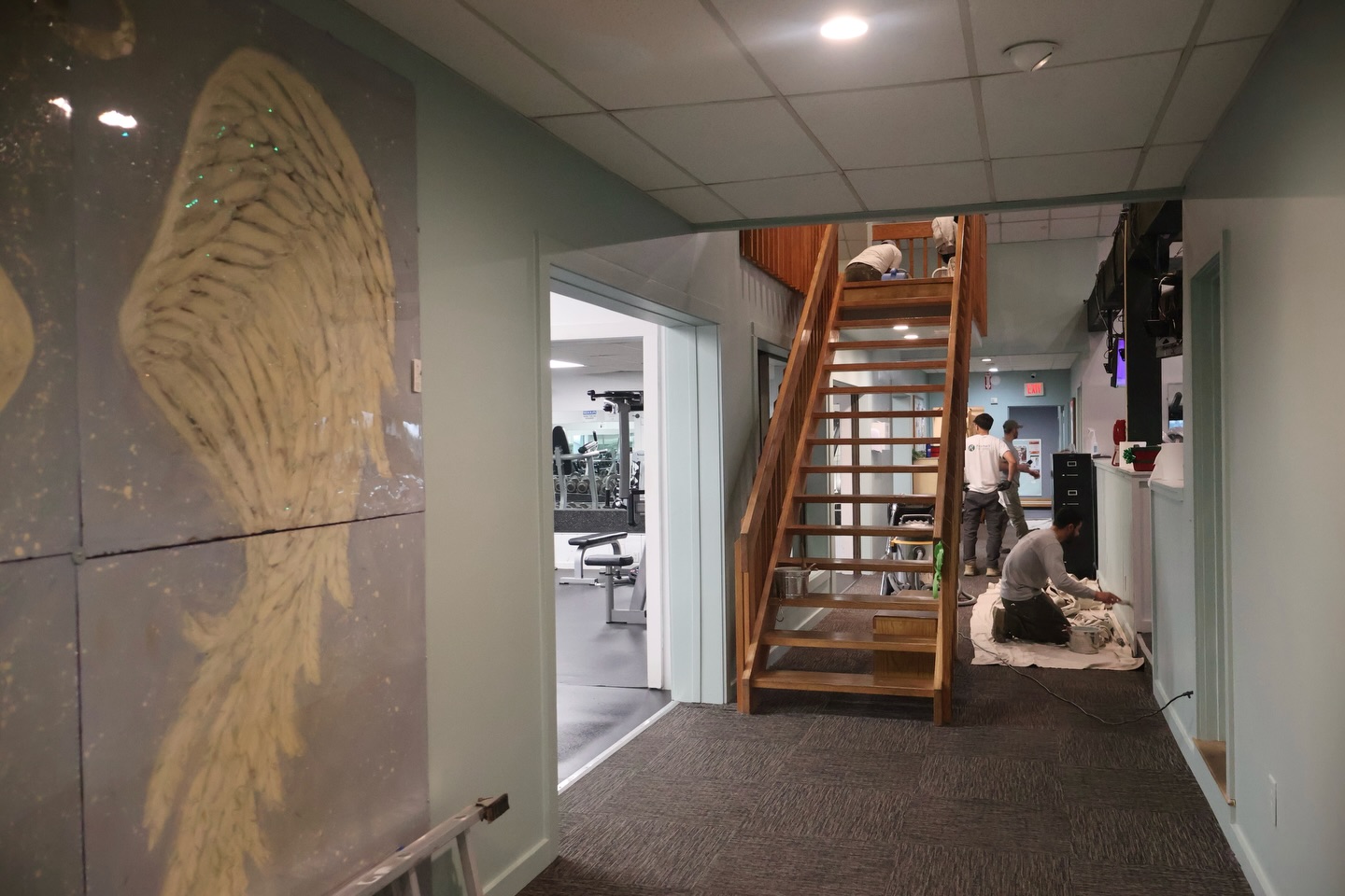 A little fresh paint in progress! We’re painting around the club and expect to be finished later this week. Thanks for your patience and understanding as we freshen things up!