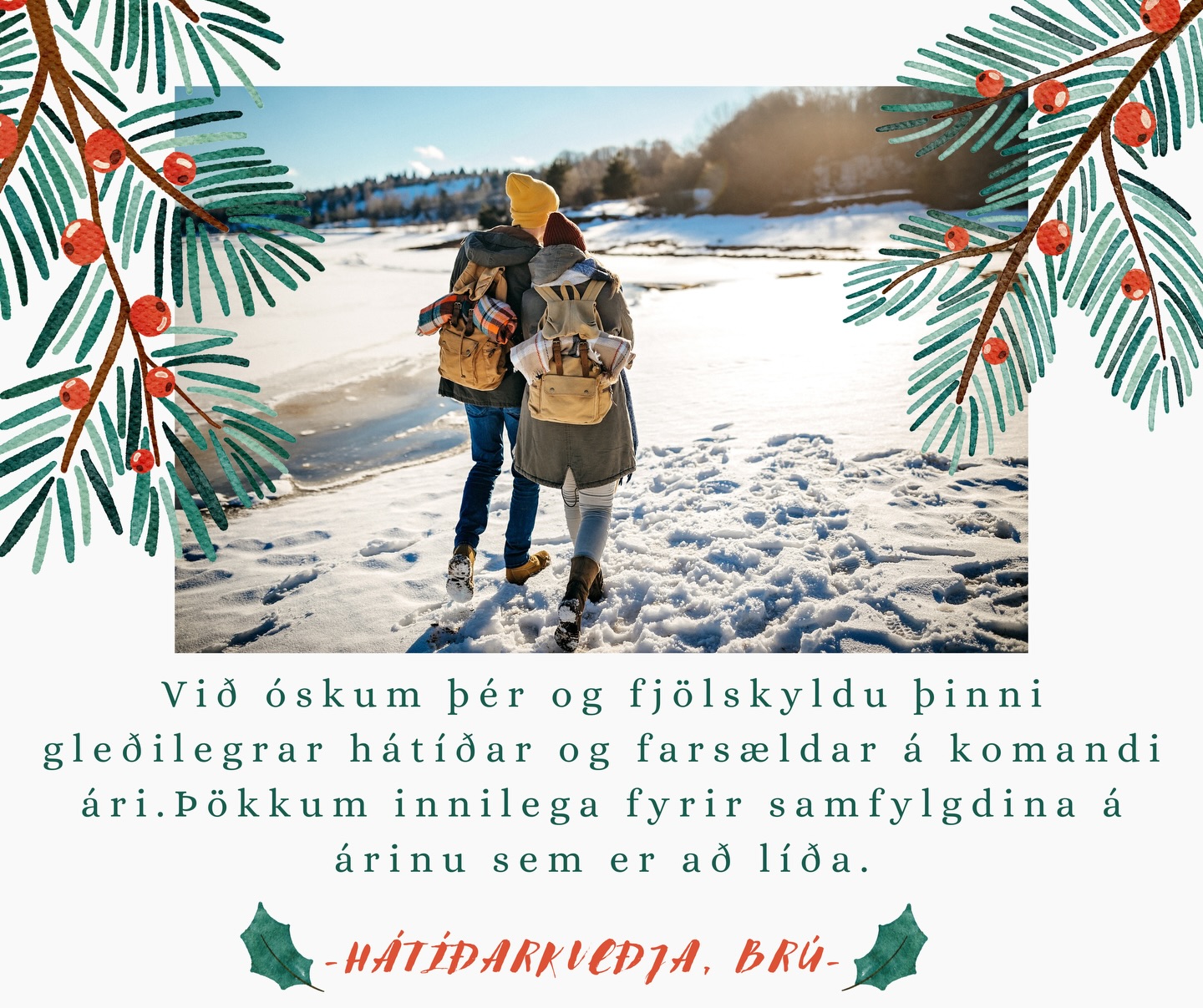 Hátíðarkveðjur til ykkar allra?