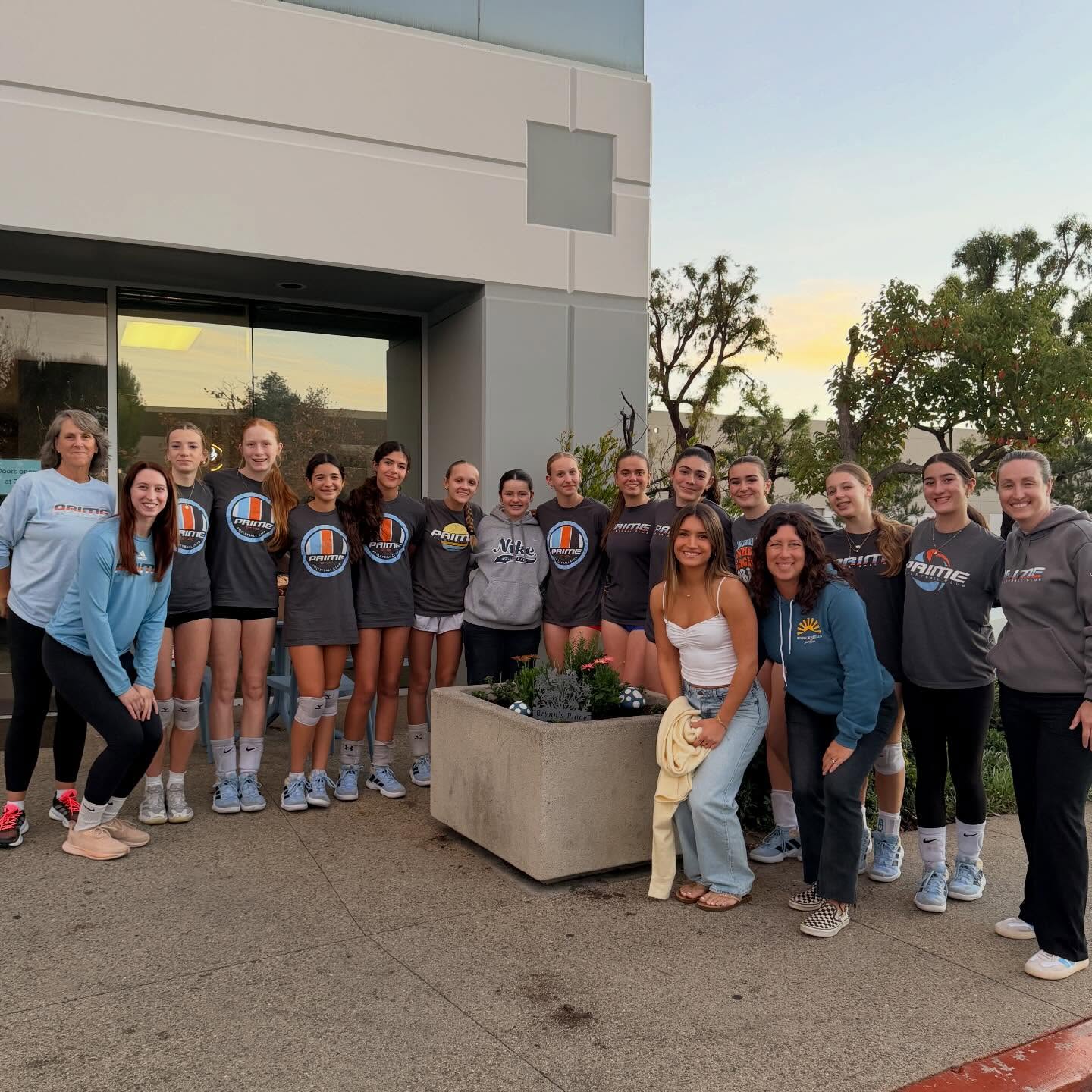 ? BRYNN’S PLACE ?
Yesterday we honored someone very special to our Prime Family, Brynn Wheeler.
Brynn loved her friends and teammates at Prime and would have enjoyed having a spot outside to chat and joke around with her team.
Brynn was fearless. She fought cancer like she played volleyball. She never gave up.
Her coaches and teammates dedicated our new seating area and mini garden at the entrance to our gym to Brynn as we created a space and planted flowers that are friendly and bright, just like Brynn.
We look forward to remembering Brynn and her spirit each time we walk in the door and hope that our Prime Fam enjoys this space and shares some laughs and special moments here, just as Brynn would have.
#livelikeBrynn #BrynnsPlace #primefamforever #alwaysliving #findthegood
