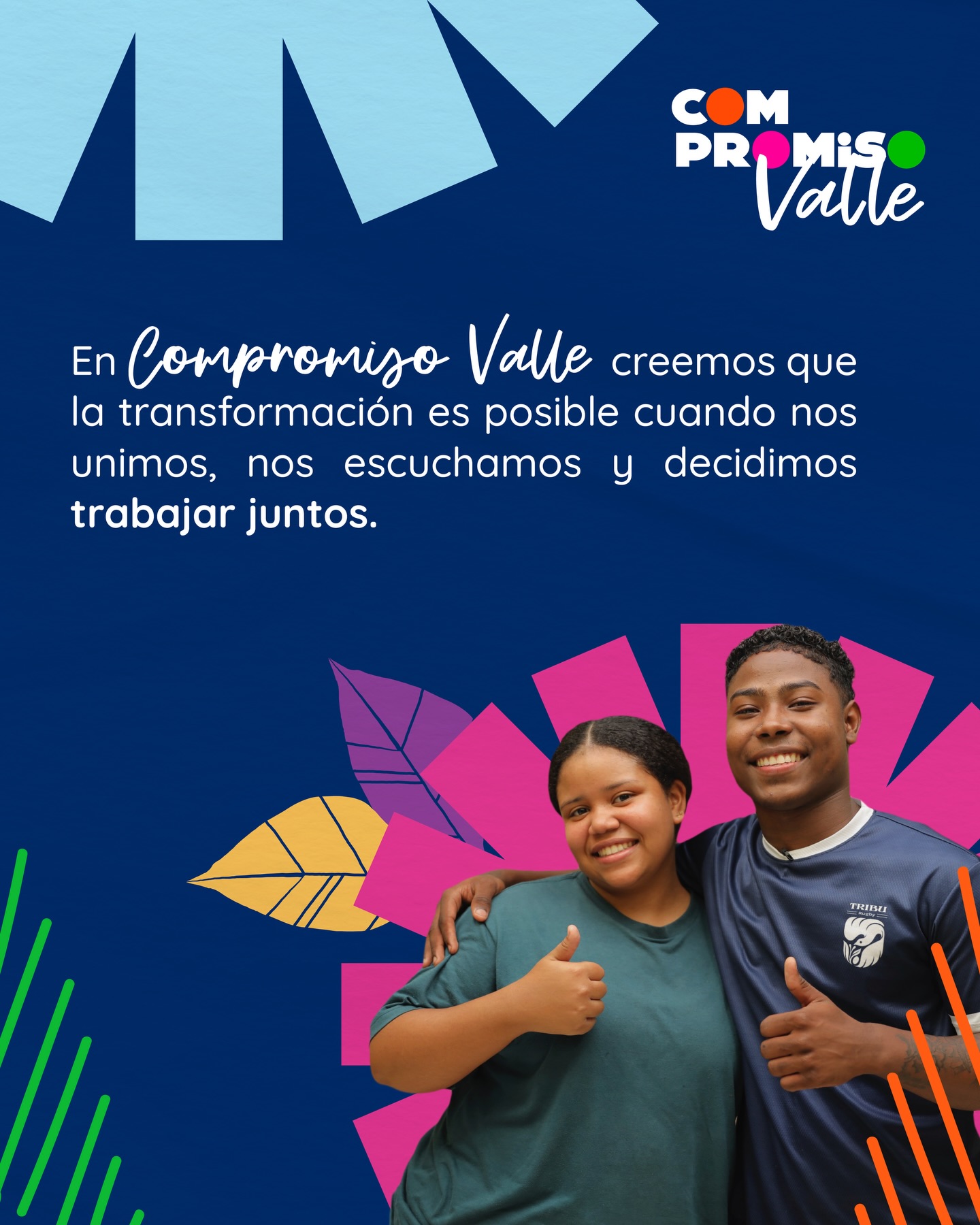 ✨ Cuando nos unimos, la transformación ocurre.
Tu donación impulsa oportunidades que cambian historias en nuestra región.
👉 Encuentra el enlace para hacer una dominación en la biografía de nuestro perfil.
#TodosSomosCompromisoValle