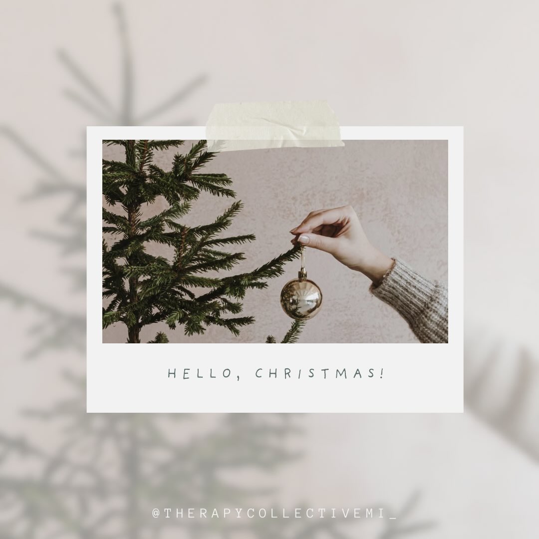Wishing you a peaceful Christmas morning — or at least a calm cup of coffee and a deep breath. 🤍
Merry Christmas from all of us at The Therapy Collective of Michigan! ❄️