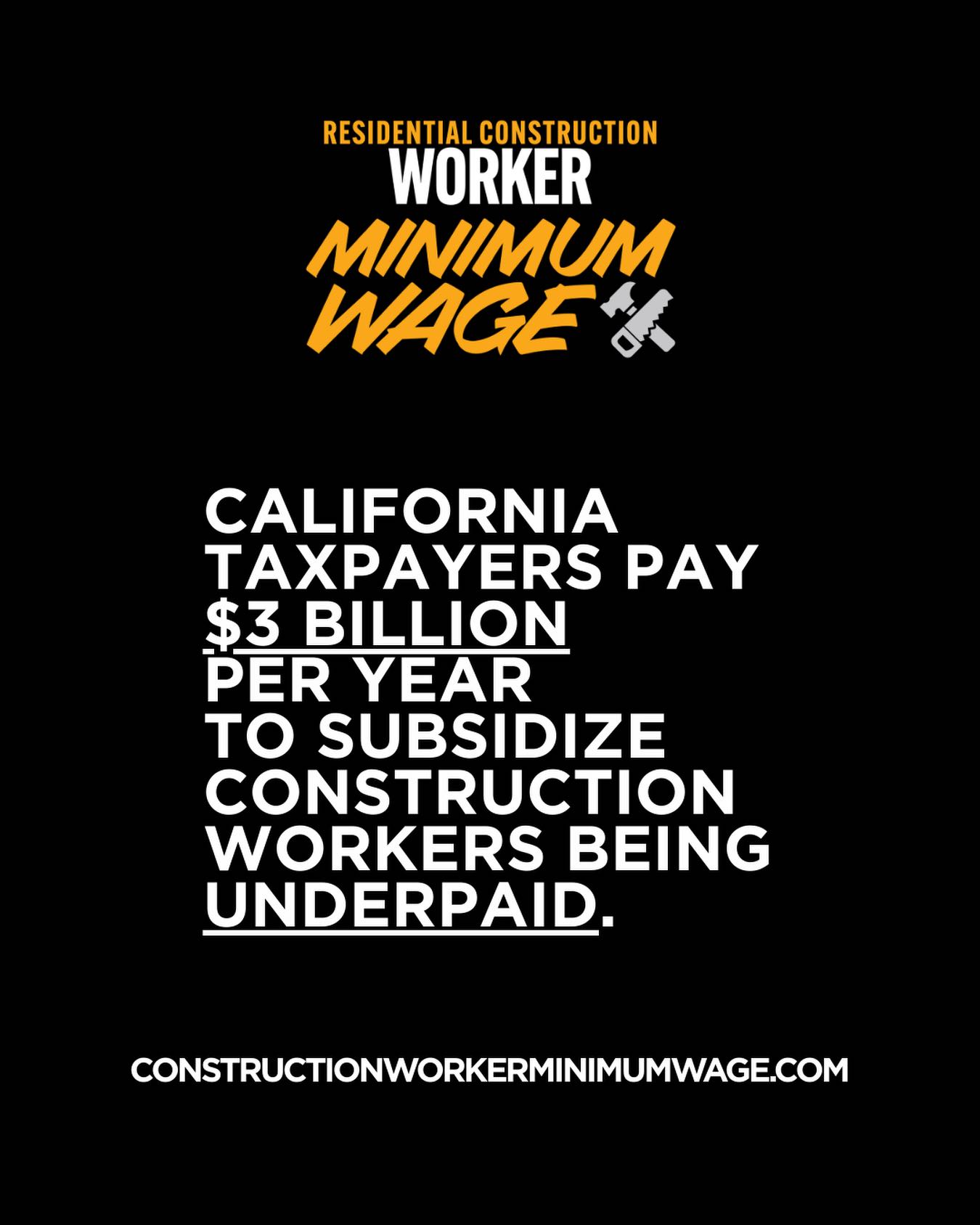 Over 70% of Los Angeles construction worker families are considered “low-income,” and nearly half are “very-low-income.” Employers need to pay their fair share – California taxpayers pay about $3 billion per year to subsidize underpaid construction workers. Everyone deserves a livable wage, and taxpayers should not foot the bill for employers.
#WhoBuilsLA #WorkersRights #CityofLA