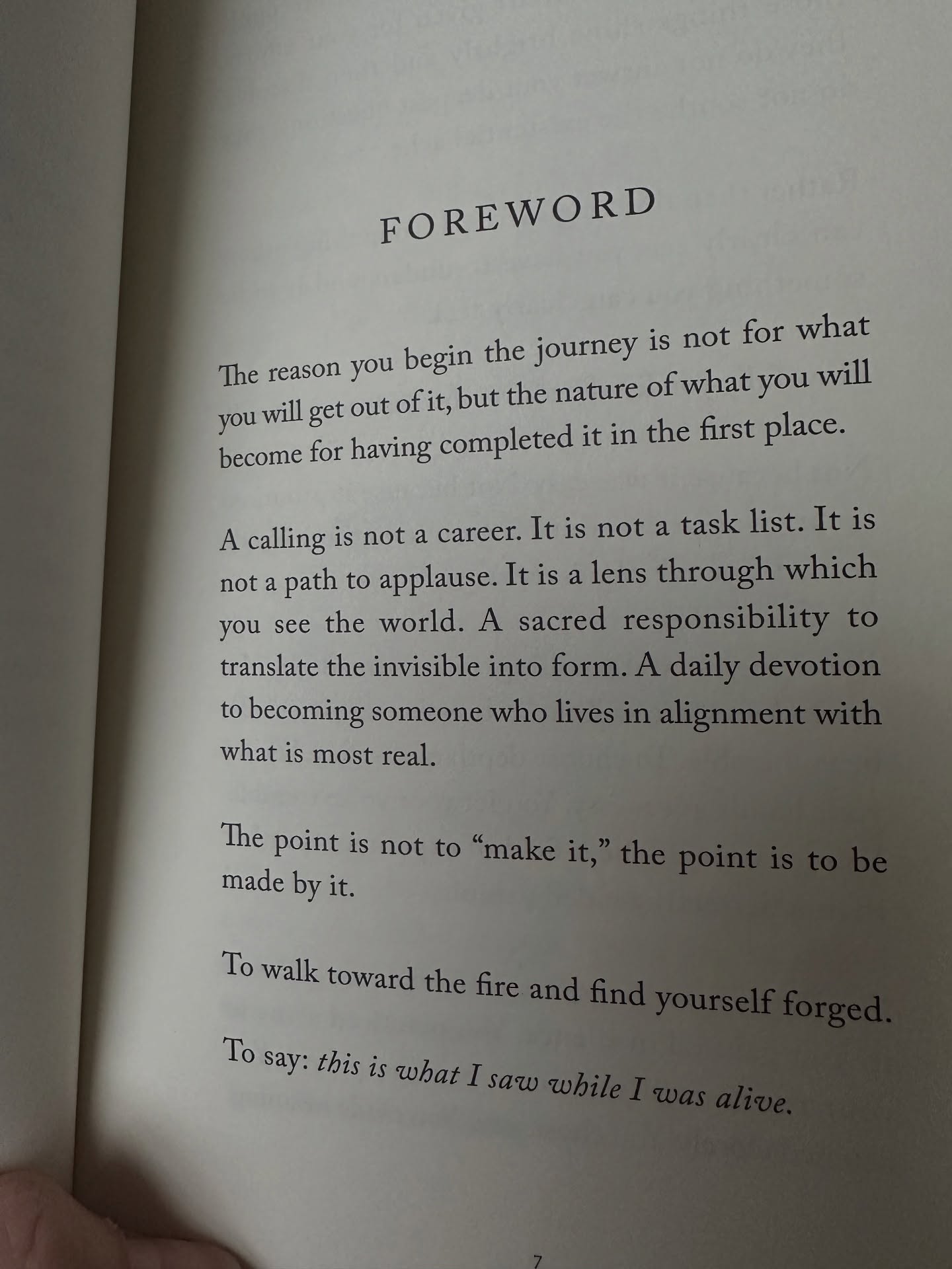 “What you build may be forgotten, but what you become will not. It will echo through your relationships, your presence, your courage. It will ripple into how you hold others, how you tell the truth, how you stay soft. It will be felt by the people who encounter you and then walk away changed—not by your talent, but by your tenderness. Not by your brilliance, but by your sincerity.
This is your real legacy.
The texture of your essence. The moments you were awake to the miracle. The days you chose wonder over weariness, hope over resignation, beauty over bitterness.
The call itself is the answer.
⸻
The point is not what comes back, but what pours out of you as you go.
So that it can be said, in the quiet after you are gone: they did not waste their soul.”
-Great Callings, Author @briannawiest
✨Reading my favorite author this morning and for all of you growing, building and sharing….
You must also read Ceremony 🤍
In this book she also shares about Van Gogh.
He sold one painting in his lifetime. One.
And still, he painted over 2,000 works.
Not for recognition.
Not for proof.
Not because the world was watching.
But because something inside him needed somewhere to go.
Everything we do that matters is a risk.
Every time we choose to create, to speak, to try, to care, we do it without guarantees. No assurance anyone will fully understand it.
And yet… we do it anyway. We answer our purpose for ourselves.
Van Gogh painted to give form to what burned inside him. To live in alignment with what felt true, whether or not it was ever received.
And I think that’s the invitation for all of us.
To stop measuring our lives by what comes back to us.
To stop waiting for permission or validation.
To stop asking, “Will this be worth it?”
And instead ask:
Can I live with myself if I don’t try?
What is asking to move through me?
What would it look like to make the offering anyway?
Sometimes the work isn’t meant to be applauded.
It’s meant to be done.
For ourselves.
For our becoming.
For the quiet knowing that we did not waste our soul. 💛