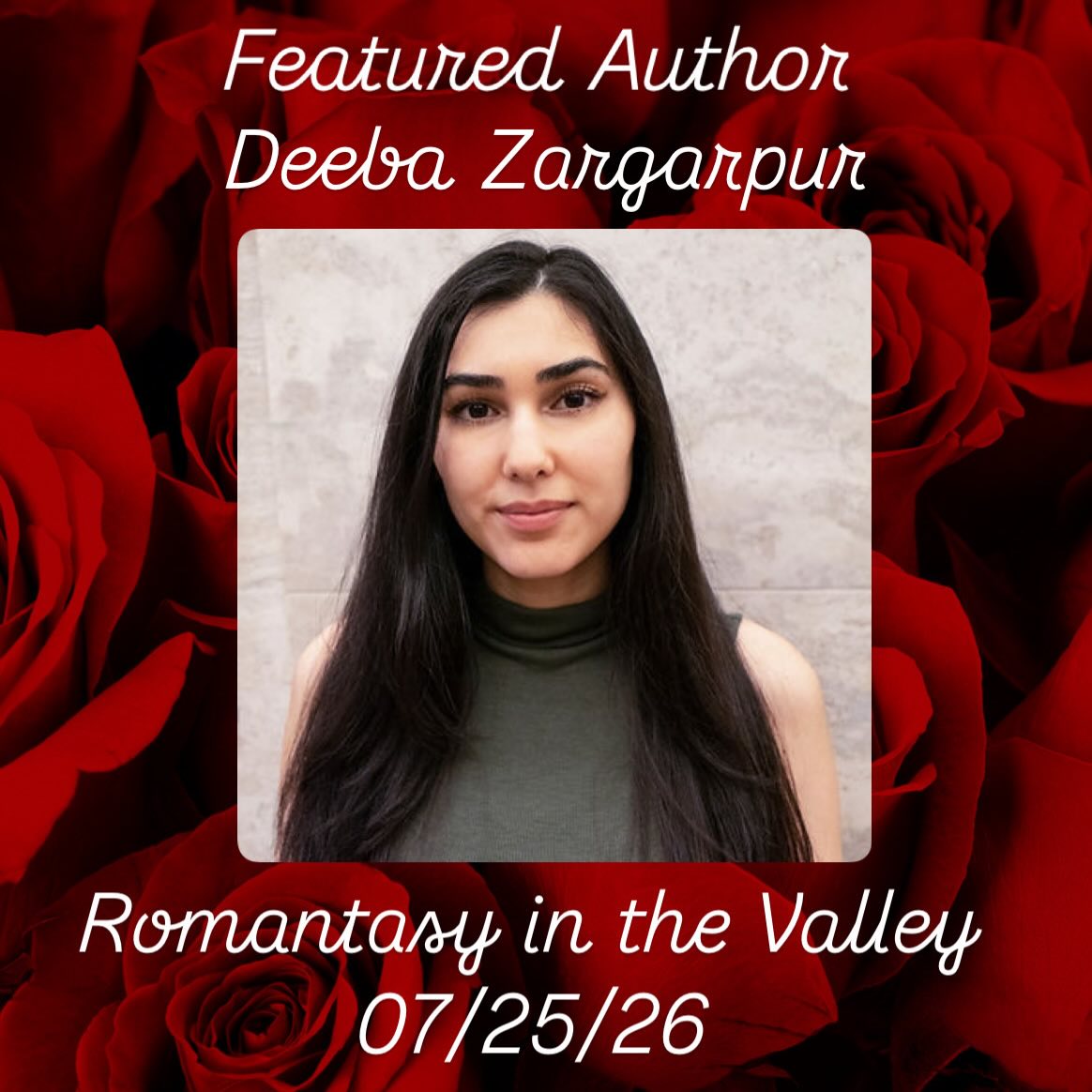 Featured author announcement!
We are thrilled to announce Deeba Zargarpur @Deebazargarpur will be in author signing room for our 2026 event Romantasy In The Valley
House Of Yesterday
Taking inspiration from the author’s own Afghan-Uzbek heritage, this contemporary YA debut is a breathtaking journey into the grief that lingers through generations of immigrant families, and what it means to confront the ghosts of your past.
Struggling to deal with the pain of her parents’ impending divorce, fifteen-year-old Sara is facing a world of unknowns and uncertainties. Unfortunately, the one person she could always lean on when things got hard, her beloved Bibi Jan, has become a mere echo of the grandmother she once was. And so Sara retreats into the family business, hoping a summer working on her mom’s latest home renovation project will provide a distraction from her fracturing world.
But the house holds more than plaster and stone. It holds secrets that have her clinging desperately to the memories of her old life. Secrets that only her Bibi Jan could have untangled. Secrets Sara is powerless to ignore as the dark
#ritv26 #romantasyinthevalley #deebazargarpur #farrahnoorzad #houseofyesterday