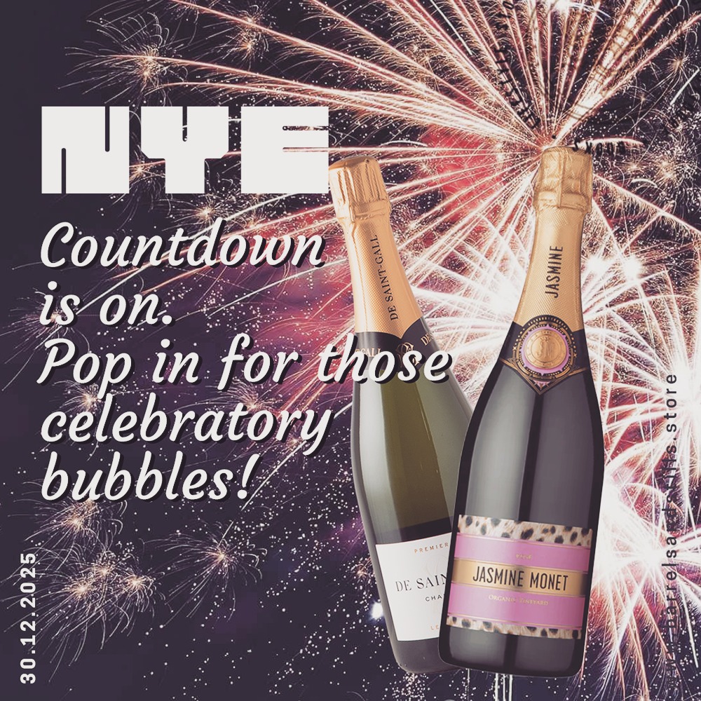 Kiss 2025 goodbye in spectacular fashion
with the fantastic range of bubbles at
Barrels & Stills Hawthorne.
#barrelsandstillshawthorne #nye #bubbles #localwinestore #hawthornewinestore #4171