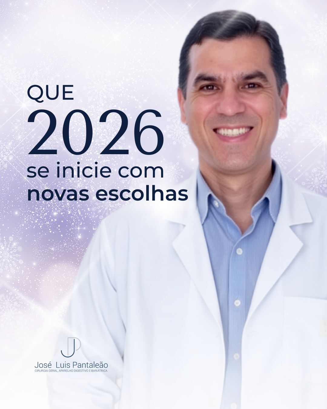 Cada decisão que você toma pela sua saúde é um voto de confiança no seu futuro.
Que 2026 seja o ano de mudanças reais, de cuidado e de transformação.
Feliz Ano Novo!
#drjosepantaleao #cirurgiabariatrica #cirurgiaaparelhodigestivo #aparelhodigestivo #felizanonovo