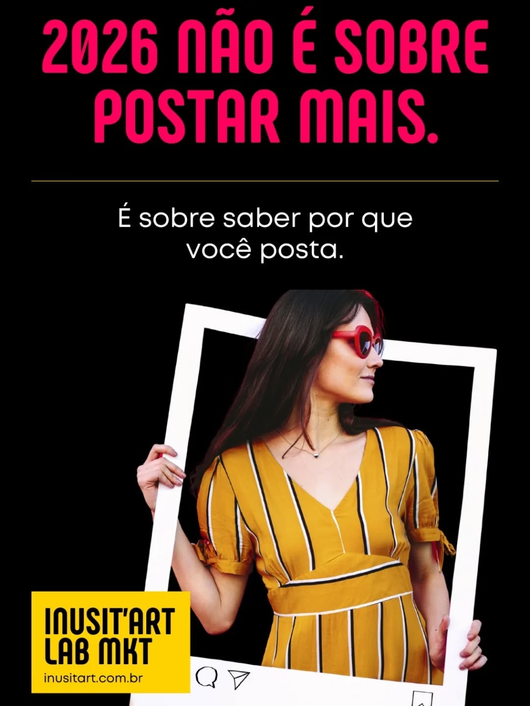 2026 não vai ser o ano de quem posta mais.
Vai ser o ano de quem pensa melhor.
A saturação de formatos genéricos já começou. A IA nivelou o jogo, agora, o diferencial voltou a ser humano: intenção, visão, opinião e estratégia.
Aqui na Inusit’Art Lab, a gente não acredita em marketing como peça isolada. Acreditamos em estrutura, processos e comunicação que sustenta o crescimento.
Branding, design, sites, mídia, tráfego, conteúdo e sistemas
trabalhando juntos, não competindo entre si.
Porque quando tudo vira só post, a marca até aparece… mas não se sustenta.
E em 2026, sustentar vai valer mais do que aparecer.
#MarketingComIntenção #brandingestratégico #MenosVolumeMaisSentido #Marketing2026 #InusitArtLab