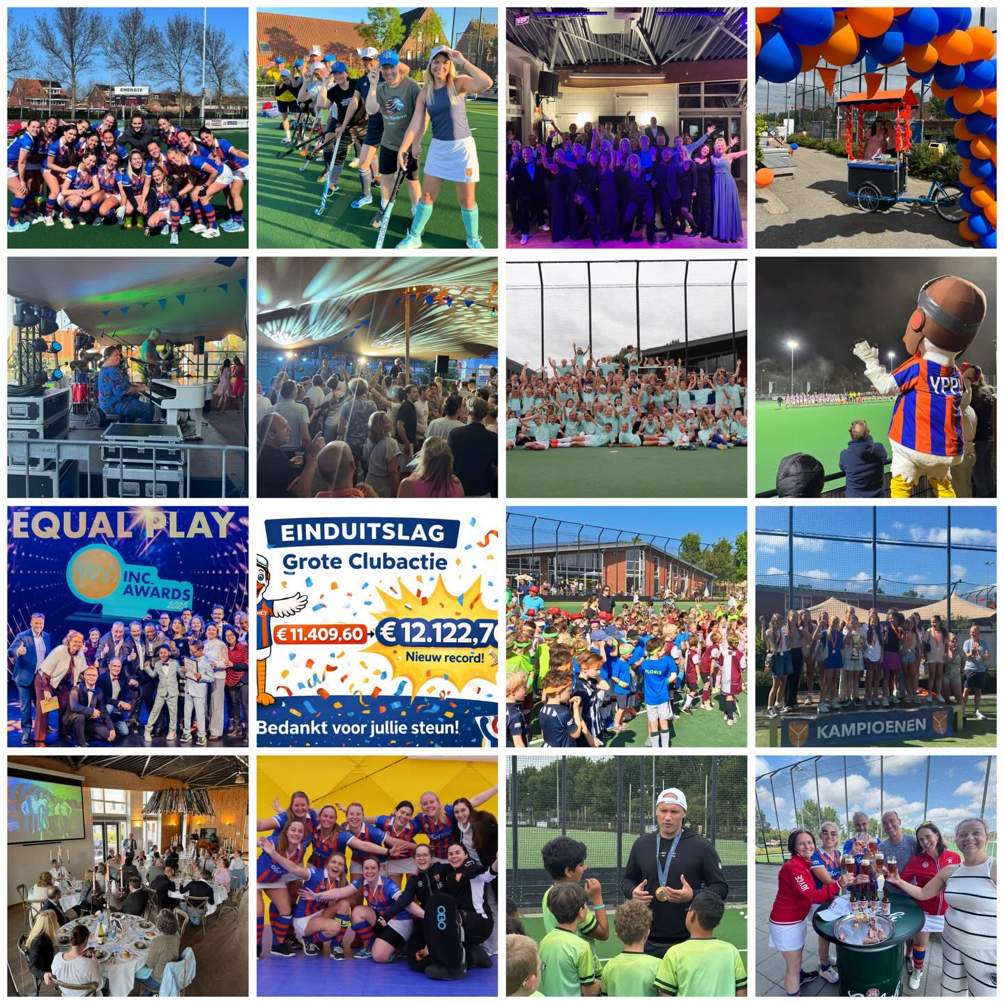 2025 was een echt HCY jaar, vol energie en kracht
Waar samen winnen, vieren en verbinden centraal staat, dag en nacht
Het jaar begon feestelijk, stijlvol en briljant
Met het Nieuwjaarsgala en een zanger die zong vol elan.
Want in 2025 vierden we ons 4e Lustrum groots en fijn
Met petjes, sjaaltjes, zweetbandjes, het mocht er zijn.
Een stijlvol diner op de oprichtingsdag, warm en fijn
Waar oud en nieuw bestuur en leden van verdienste samen zijn.
En toen dat Lustrumfeest, groots en ongekend
Met Captain Midnight Band, door iedereen herkend.
Wat een sfeer, wat een energie
Een herinnering voor jong en oud, historie in harmonie.
Sportief was het jaar ronduit fenomenaal
Zes zaalkampioenen, tien op het veld, dat is uitzonderlijk normaal.
Super Sundays met The Dansants erbij
Gezelligheid die verbindt, week na week, zij aan zij.
Dames 1 bleef ongeslagen, een seizoen vol kracht en pracht
Met klasse en overtuiging promotie meer dan terecht verwacht.
YpaCamp voor de zesde keer, drie dagen lang plezier
Honderd blije kinderen, puur clubgevoel hier.
Equal Play bracht inclusie tot leven
Samen sporten op HCY, iedereen kan meebewegen.
Met de INC Award als verdiende erkenning dit jaar
Werken we aan een samenleving echt inclusief en zonder een ‘maar’.
Trim Hockey en Jongste Jeugd clinics, actief en goed bezocht
En een certificaat dat onze sportcultuur bevestigt zonder bocht.
De Vrienden van HCY stonden weer paraat
Met pubquiz, dekentjes, tribunebank en Lustrumbier op de plaat.
Oktoberfest met een gastzanger, het dak ging eraf
Halloween voor Jongste Jeugd, een feest dat iedereen betoverde en plezier gaf.
SilverCup-avonden, twee keer thuis spelen op topniveau
Met feest in het clubhuis, zo hoort dat sowieso.
Onze sponsoren stonden klaar, betrokken en paraat
Met hun steun en vertrouwen werd samen veel mogelijk gemaakt.
En de Grote Club Actie overtrof elke lijn,
Met recordopbrengst die liet zien hoe sterk we samen zijn.
Dank aan iedereen die dit mogelijk maakt
Met inzet, plezier en betrokken daadkracht.
Op naar een nieuw jaar, vol sport en saamhorigheid
HCY vooruit, samen sterk, klaar voor de volgende tijd.
Op naar een mooi 2026!??