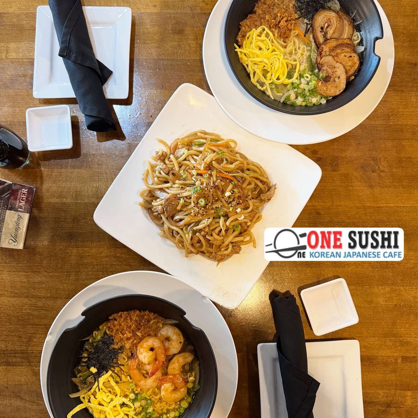 Perfect start of the year awaits ? #ramen #yakisoba #onesushikoreanjapanesecafe #fuelyourday
?✨ One Sushi – Korean & Japanese Café ✨?
? Fresh sushi • Asian tapas • Crafted cocktails
? Open EVERY DAY until 12AM – your late-night flavor spot!
? Happy Hour → Mon–Fri 3–6PM | Sat 12pm - 6PM
? Appetizers 30% OFF (edamame, dumplings, veggie spring rolls)
? Beer & Wine & Cold Sake 30% OFF • ? Hot Sake 50% OFF
? Sandy Springs | Join the vibe → @onesushikoreanjapanesecafe