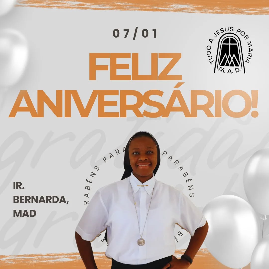 🎈🌷Hoje é dia de festa!⚘️
Celebramos o dom da vida da Ir. Bernarda 🌹
Parabéns! que Deus o abençoe com saúde, paz e sabedoria;👏👏
#aniversariante #mensageira #amordivino #vocação #vocaçãograçaemissão #coraçõesardentespésacaminho #domdavida