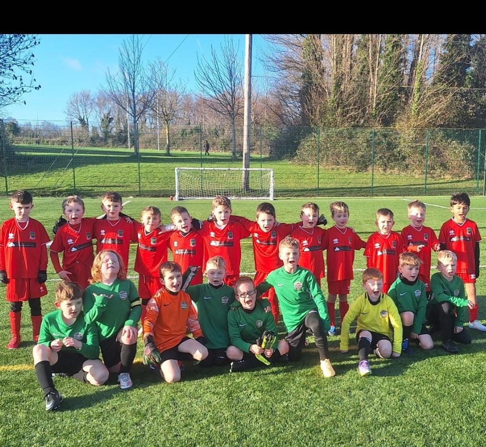 Our U8s had an amazing friendly against @templeogueunitedfc today. Both teams played some brilliant football ⚽️??