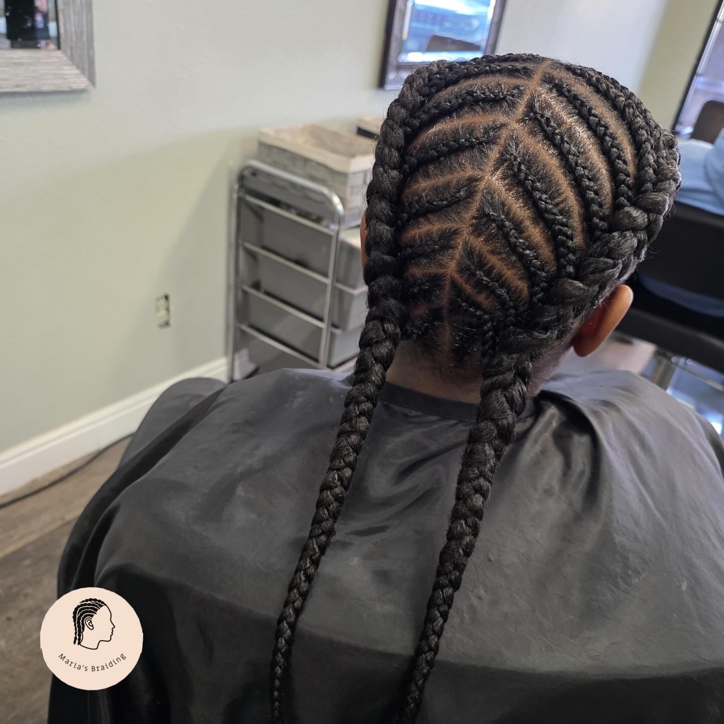 Braids on braids 🫰🏾
#hair #braids #braidstyles #cornrowbraids