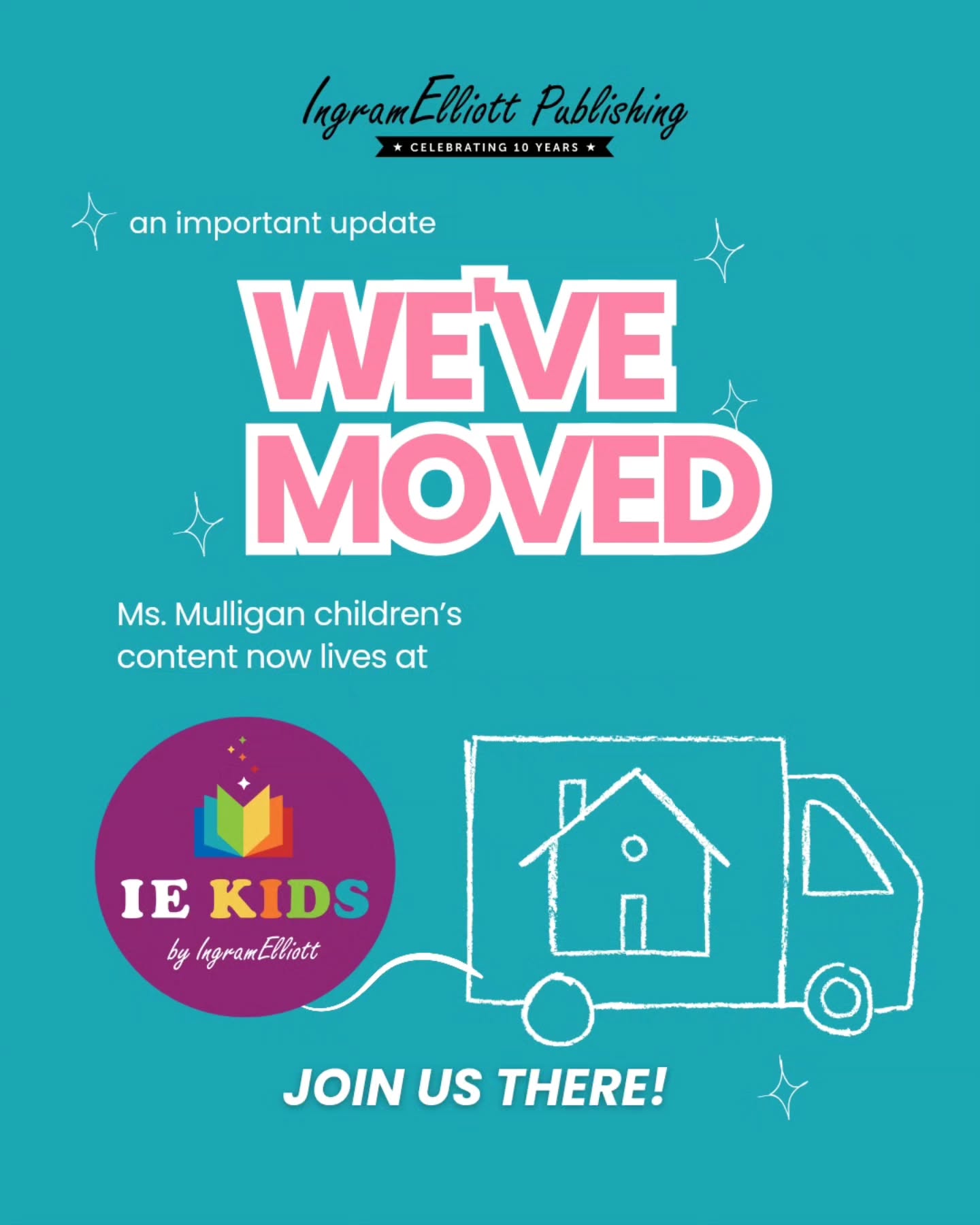 🎉 Big news! 🎉
Mulligan fans, we’ve got exciting news — we’ve moved! 🏡✨
All our magical stories, fun adventures, and kid-friendly learning are now under IEKids! 📚💛
Don’t worry — you’ll still get all the books, activities, and surprises you love — just in one amazing place.
👉 Follow us at IEKids by IngramElliott today and join us on this new adventure!See you there!
#MsMulligan #iekidsbyingramelliott #childrensbookstagram #wevemoved #newchapters