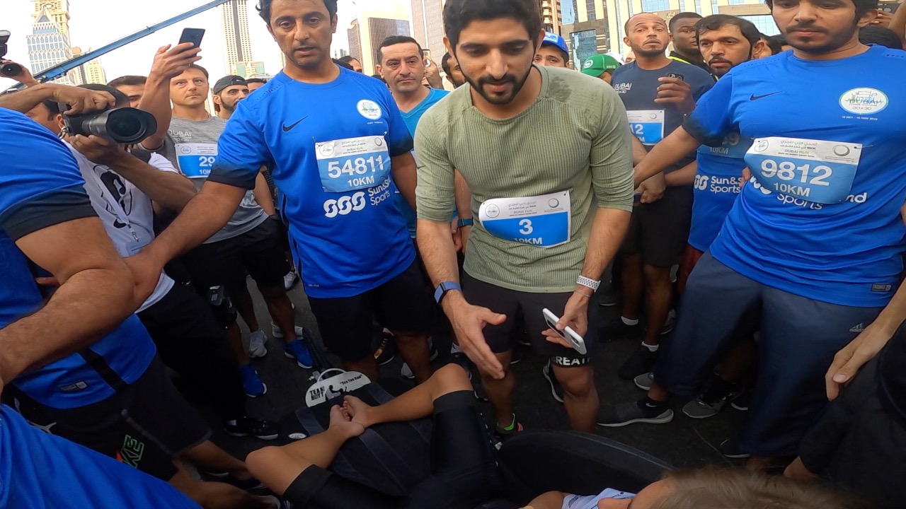 “True leadership isn’t announced, it’s shown.
When His Highness Sheikh Hamdan bin Mohammed Al Maktoum @faz3 always says hello to Rio before me, he reminds us what real inclusion looks like: seeing the person first, leading by example, and making everyone feel they belong”
Dubai Run 08.11.19
#BeAnIncluder #LeaveNoBodyOut #inclusiveimpactivity