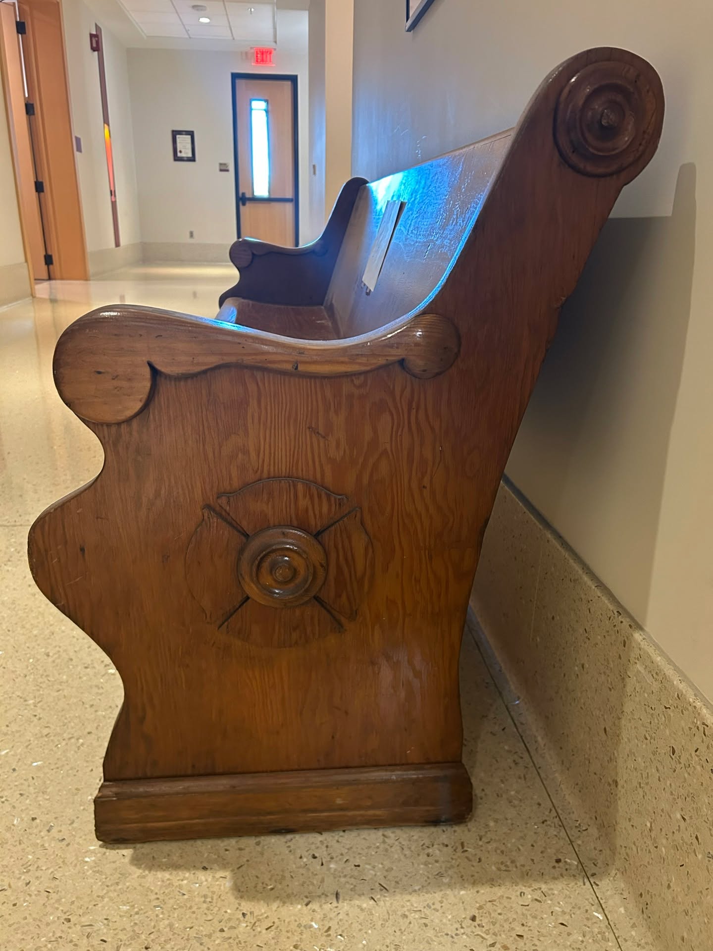Some pieces of fire service history aren’t found on the fireground — they’re built by firefighters themselves.
Tucked inside our stations and buildings are handcrafted reminders of pride, skill, and tradition that often go unnoticed at first glance.
We have a few wooden pews in our collection that we have learned the history on and wanted to share it with you! Several of these pews have Maltese Crosses on the ends and a couple of them do not. The wooden pews featuring Maltese Crosses on their ends are more than just benches — they’re handcrafted pieces of fire service history. These pews were built by firefighters in the woodworking shop located in the basement of Station 6 and were originally made for the Palmer Building (our training academy at the time). Their craftsmanship reflects pride, skill, and tradition passed down through the ranks.
📅 In 1976, when the new Fire Academy opened, several of these pews were distributed to fire stations across the city. A few remain at the Palmer Building today, quietly preserving that legacy.
⛪ Other pews — the ones without Maltese Crosses — were donated to the Charlotte Fire Department from a church that was being torn down. While appreciated, those benches were not firefighter-built and do not carry the same historical significance.
✨ Recently, a special moment of preservation took place:
One of the original Maltese Cross pews was carefully cleaned up by a couple of our members and has been proudly placed at Headquarters, where it can once again be seen and appreciated.
Small details like these benches remind us that history isn’t just in the fire trucks — it’s in the hands of the firefighters who built, used, and preserved them.
#cltfiremuseum #honorserveeducate #firefightingheritage #themoreyouknowthemoreyougrow #historyeverywhere #hiddengems #craftsmanship