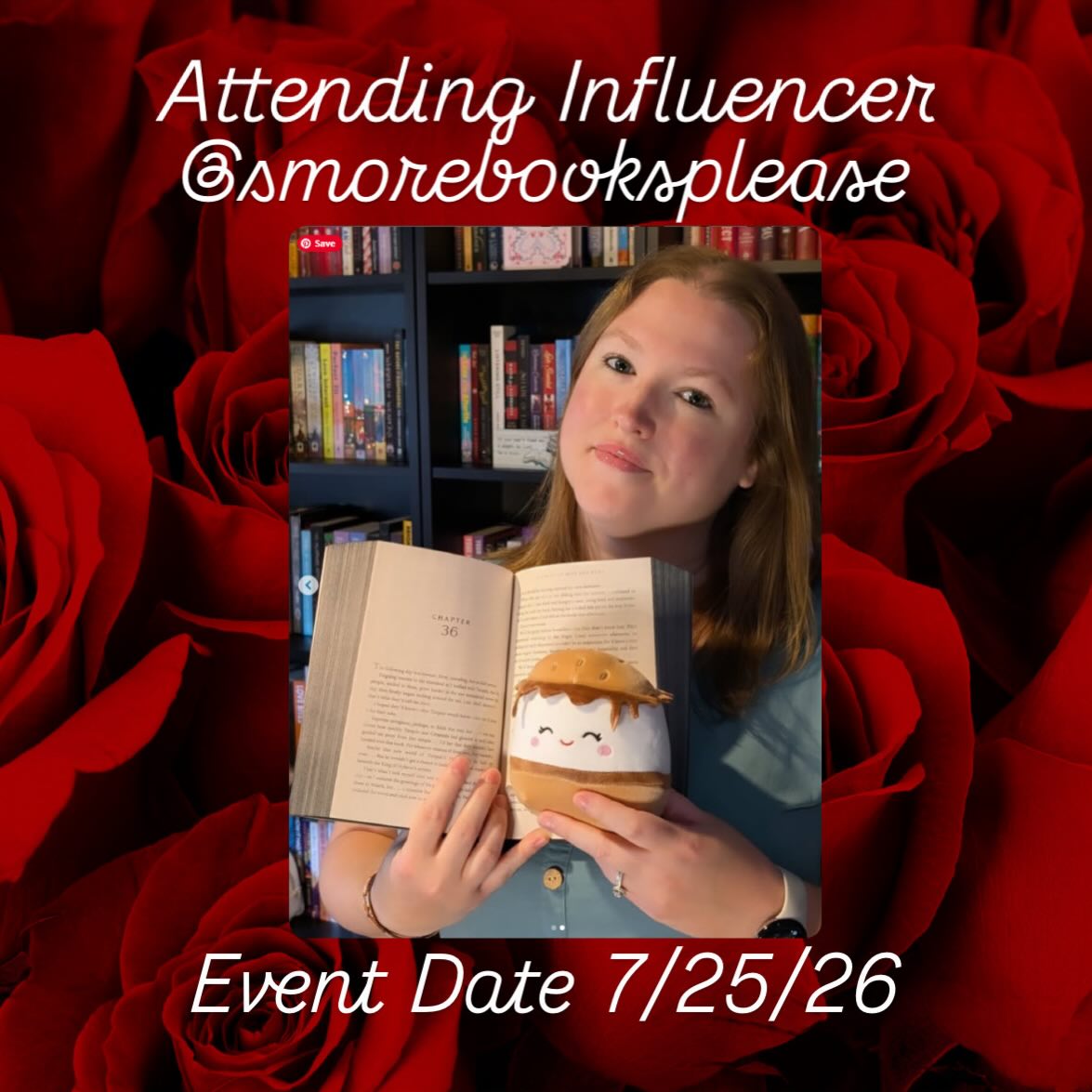 We are thrilled with our influencer lineup for this event! This team will help share info, spread the word of our event and provide creative feedback and ideas as we lead up to #RITV26 7/25/26!
Our next influencer joining the team is @smorebooksplease
🩵🩵🩵🩵
Evelyn (she/her/hers) is a real-life librarian living in Delaware. Apart from her husband, son, and corgi, her great loves are iced coffee, Halloween, and, of course, books. Romantasy is her favorite genre, and she loves to discover new authors. Apart from reading, her hobbies include collecting books with sprayed edges and eating s’mores whenever possible.
#romantasy #romantasyinthevalley #booksigning #bookconvention