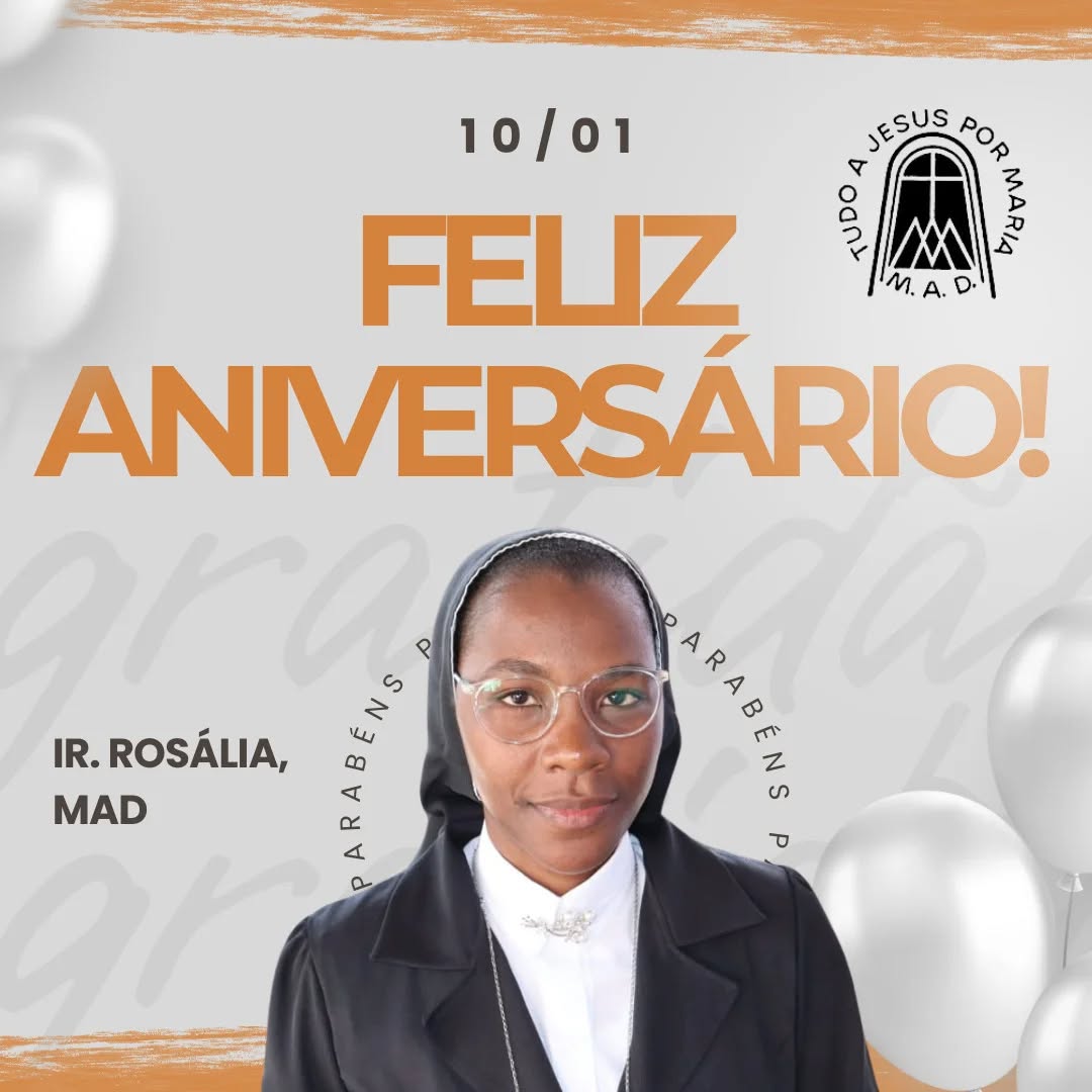 🎈🌷Hoje é dia de festa!⚘️
Celebramos o dom da vida da Ir. Rasália 🌹
Parabéns! que Deus o abençoe com saúde, paz e sabedoria;👏👏
#aniversariante #mensageira #amordivino #vocação #vocaçãograçaemissão #coraçõesardentespésacaminho #domdavida