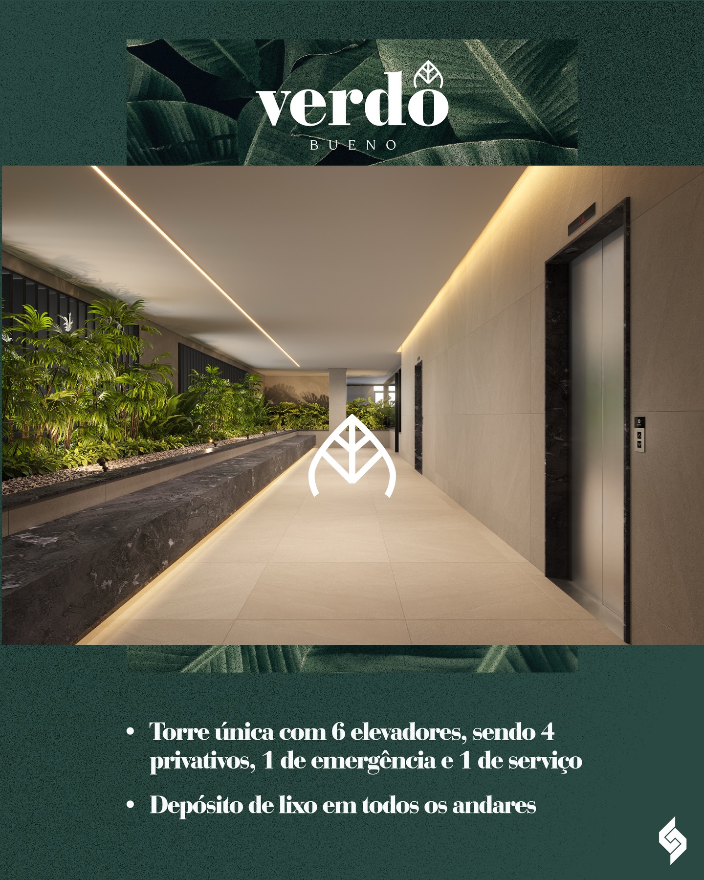 No Verdô a parte de serviço foi pensada para que seu dia seja bastante organizado.
Em uma torre única você dispõe de 6 elevadores dimensionados para o fluxo diário, para que a circulação funcione com rapidez e previsibilidade.
Além dos 4 elevadores privativos que garantem discrição e conforto nos horários de pico. Há também um elevador dedicado a emergências para reforçar a segurança de todos e um elevador de serviço que dá suporte às rotinas do condomínio, como mudanças, entregas e manutenção sem interferir no bem-estar dos moradores.
Para completar, cada andar conta com depósito de lixo com ventilação natural, facilitando o manejo de resíduos e mantendo as áreas comuns sempre limpas e funcionais.
Visite o Stand Showroom Vaca Brava e conheça o decorado e mais detalhes do Verdô Bueno.
#sercaconstrutora #tradicaoinspirafuturoseconstroi #apartamentogoiania #verdobueno #apartamentosetorbueno