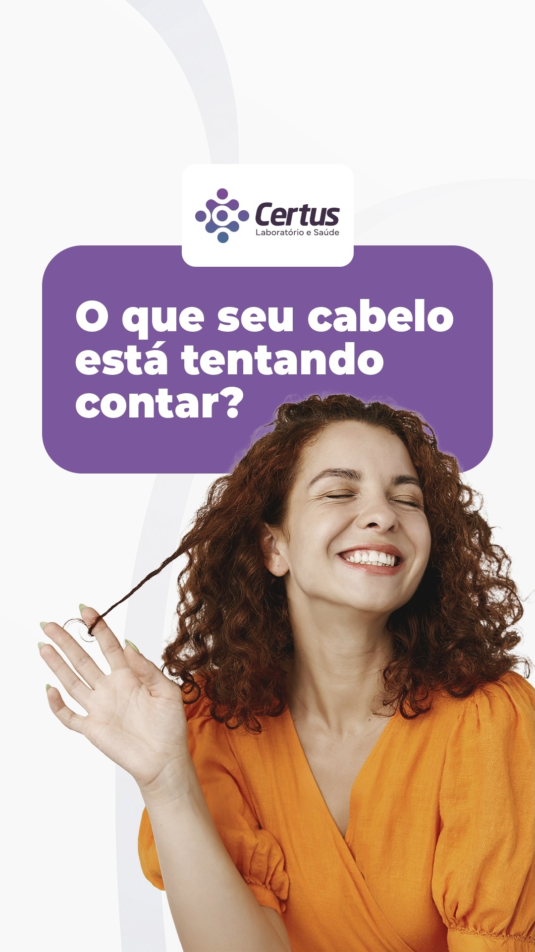 ✨ Seu cabelo fala. A ciência ajuda você a entender.
Fale com nossa equipe e descubra quais exames podem ajudar no seu caso.
