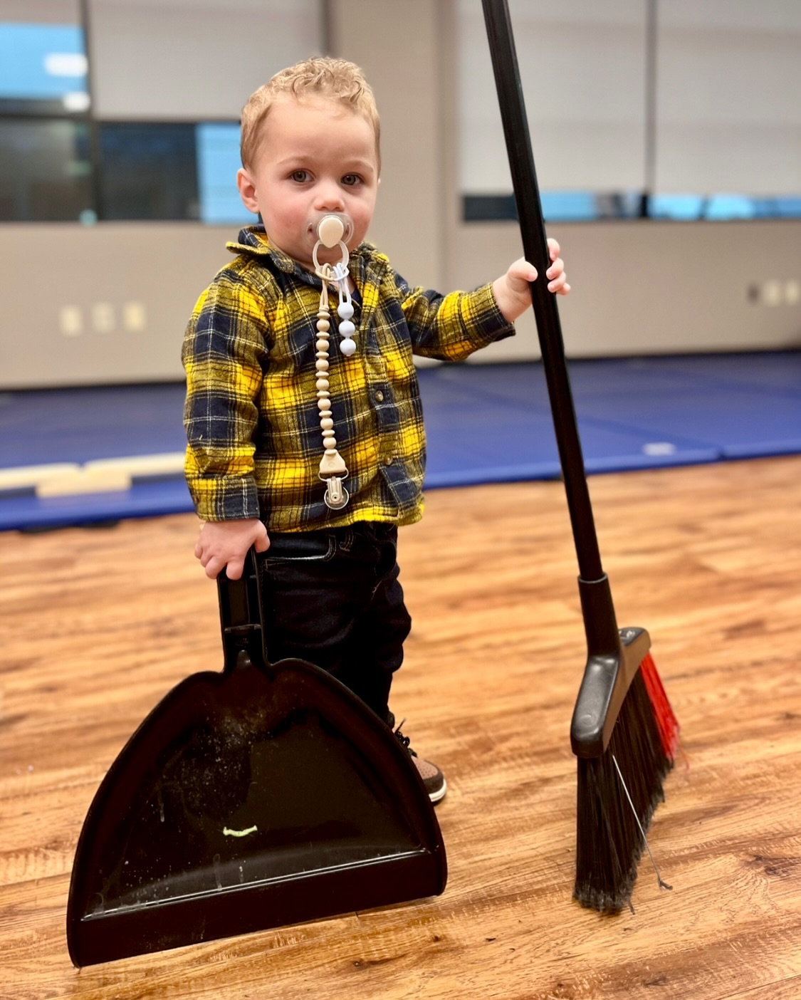 When sweeping is your favorite hobby, your therapists just work it into the session ?♀️? While he’s too young to join the HTP team just yet (we’d hire him if we could!), we ARE looking for Speech Language Pathologists, Occupational Therapists, and Physical Therapists to join our team! ? If you’re seeking a fulfilling and fun career where you can work in a supportive, family-centered environment, we’d love to chat! We’re hiring at our clinics in Lexington, Berea, and Richmond ?. Learn more and apply at www.hoggtherapy.com/careers. #nowhiring