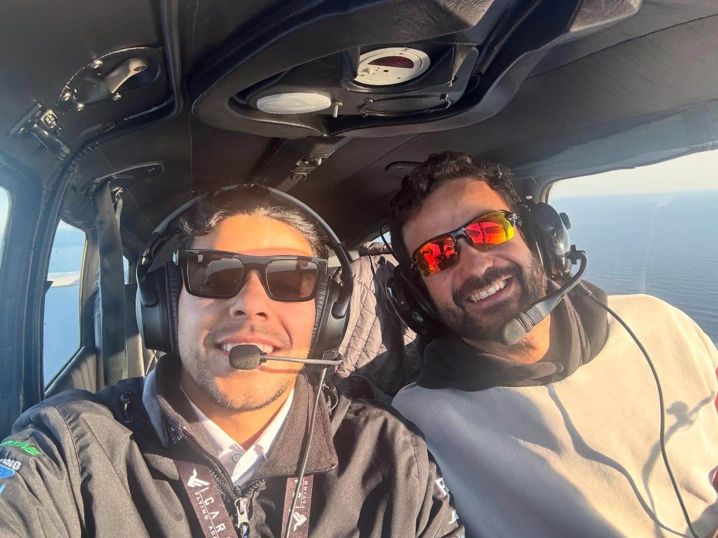 From the right seat to the left seat.
CFI Andres Salazar flying with student pilot
Xavier Paez. Solid instruction, focused training, and another step forward in Xavier’s aviation journey.
This is how confident, capable pilots are built.
One flight at a time, one goal in mind.
#FlightSchool #StudentPilot #FlightTraining #Pilot #Aviation