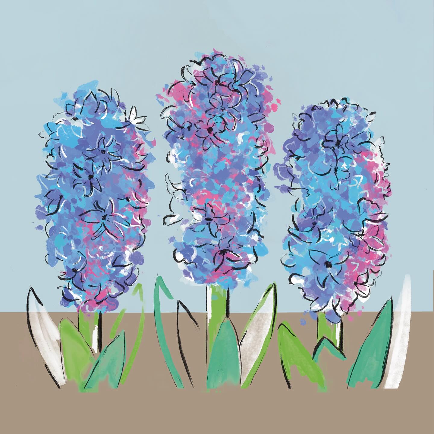 A moment of joy 🪻 My hyacinth from last year have reached out of the soil and started to flower - yay !
-
-
-
#springbulbs #hyacinth #floralmagic #reachforthestars #takeamoment #kirstytoddillustration