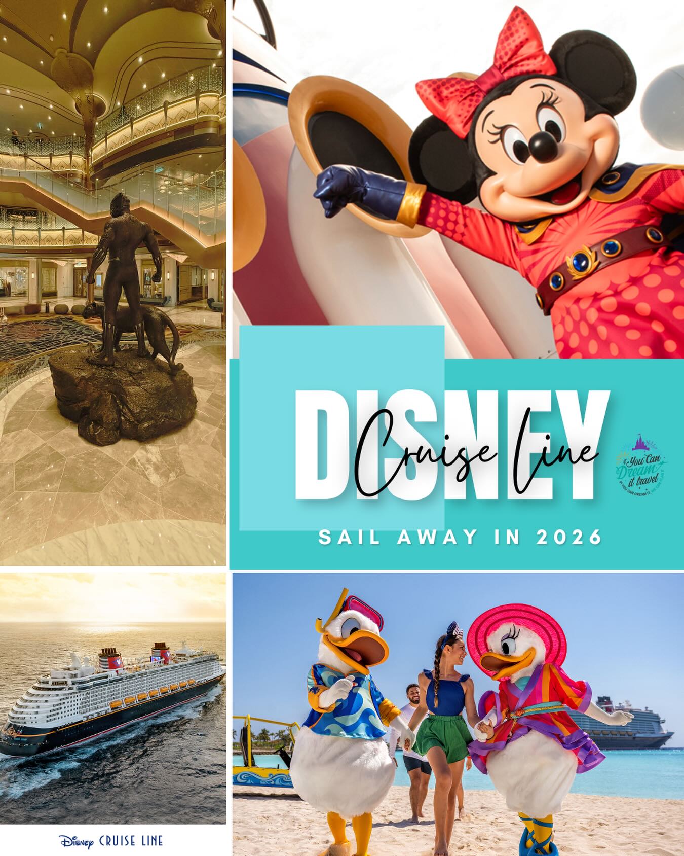 Okay… let’s daydream for a second. 😍
The Bahamas, the Caribbean, Alaska, Europe… where are you headed in 2026?
Beach lover?
Cold-weather adventurer? Bucket-list traveler?
Cruises make it all possible—and planning early makes it even better.
💬 Drop your dream destination below or send us a message to start planning.