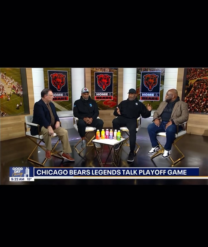 This morning, FAME Center Board Chair Marc Doggett joined @fox32chicago alongside @chicagobears legends @otiswilson55 and @dent_95 to talk about the Bears’ big win, an incredible season, and to spotlight @drinkcoco5.
Coco5 is a coconut water–based hydration drink created for athletes and active individuals. It includes five essential electrolytes—potassium, sodium, calcium, magnesium, and chloride—and is made with a short list of simple ingredients. a great alternative to traditional sports drinks, with less sugar and no artificial dyes, sweeteners, or high-fructose corn syrup, and is non-GMO and gluten-free.
We love drinking Coco5 around the office 💚 and we’re also excited to share that Marc Doggett is the new CEO of this incredible company.
Just before Christmas, FAME Center Founder and Executive Director Sheila Fortson ran into @dent_95 and @otiswilson55 at a pre-game meet & greet, where she congratulated them on their partnership with @drinkcoco5 and @jewelosco.
We’re proud to highlight the strong leadership within our organization and the impact our community partnerships have on advancing equitable arts education here in Chicago.
Congratulations to @ayeeecaleb and the Chicago Bears on the latest win! 🐻⬇️ We at FAME Center are big Bears fans (Our building is less than 1 mile from Soldier Field) and we love seeing the momentum build.
#Chicagoyouth #NFL #ChicagoBears #Blackownedbusiness #Blackowned