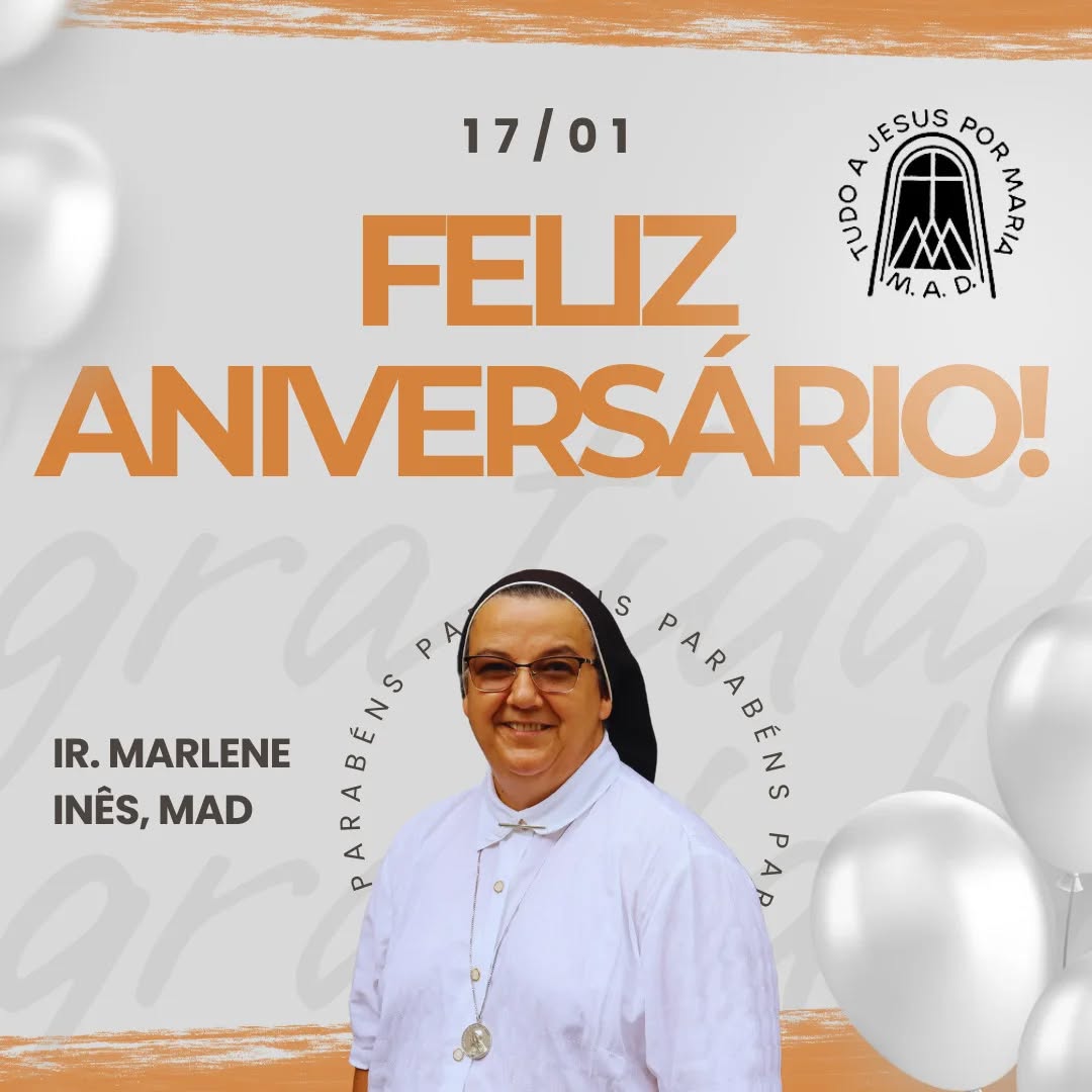 🎈🌷Hoje é dia de festa!⚘️
Celebramos o dom da vida da Ir. Marlene🌹
Parabéns! que Deus o abençoe com saúde, paz e sabedoria;👏👏
#aniversariante #mensageira #amordivino #vocação #vocaçãograçaemissão #coraçõesardentespésacaminho #domdavida